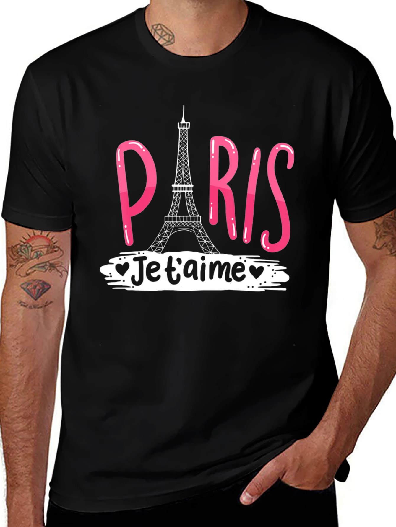 Paris Eiffel Tower 'Je t'aime' T-Shirt