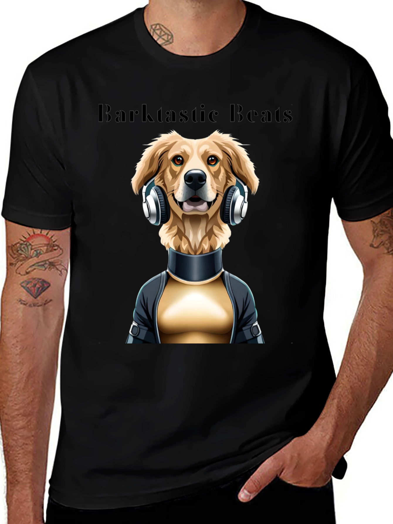 Variant 15 of Barktastic Beats Graphic Tee