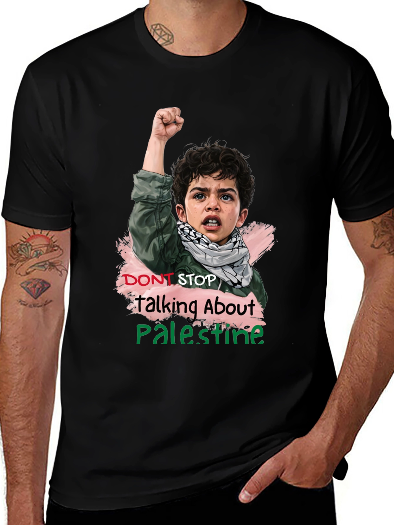 Palestine T-Shirt - Don't Stop Talking About
