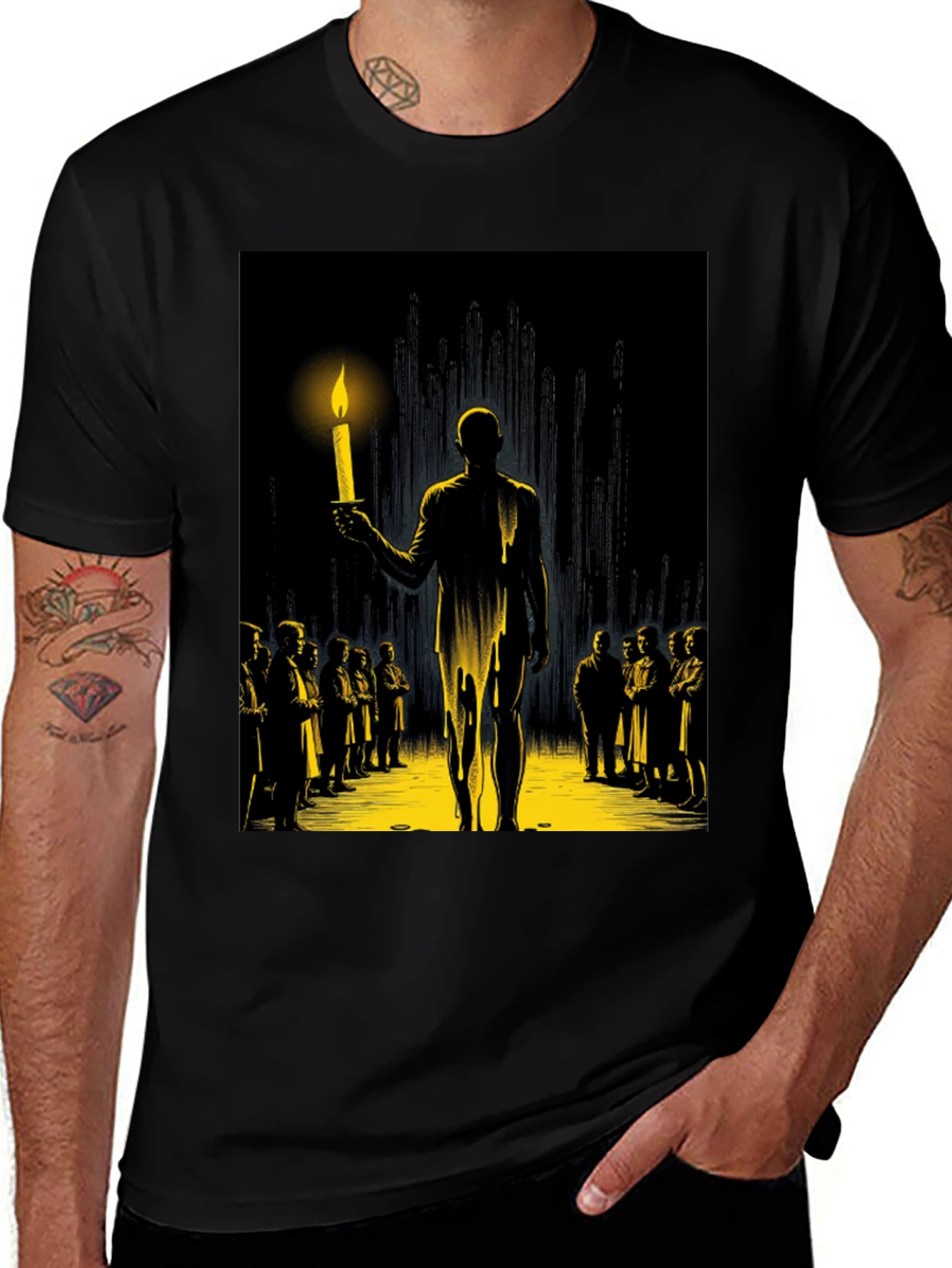 Variant 25 of Illuminating Candle Graphic T-Shirt
