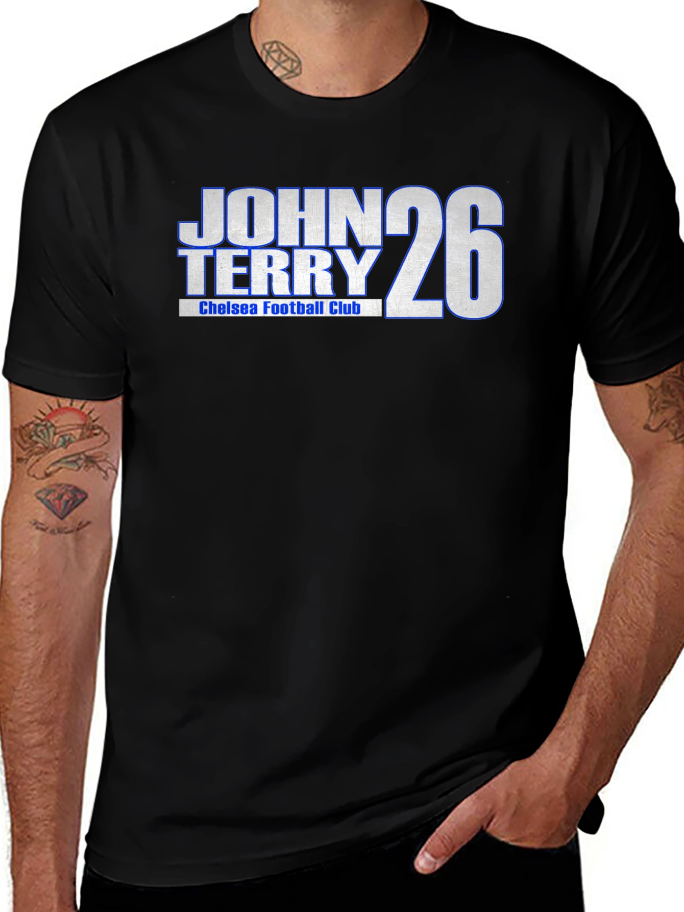 John Terry Chelsea FC Tee - Number 26 Fan T-Shirt