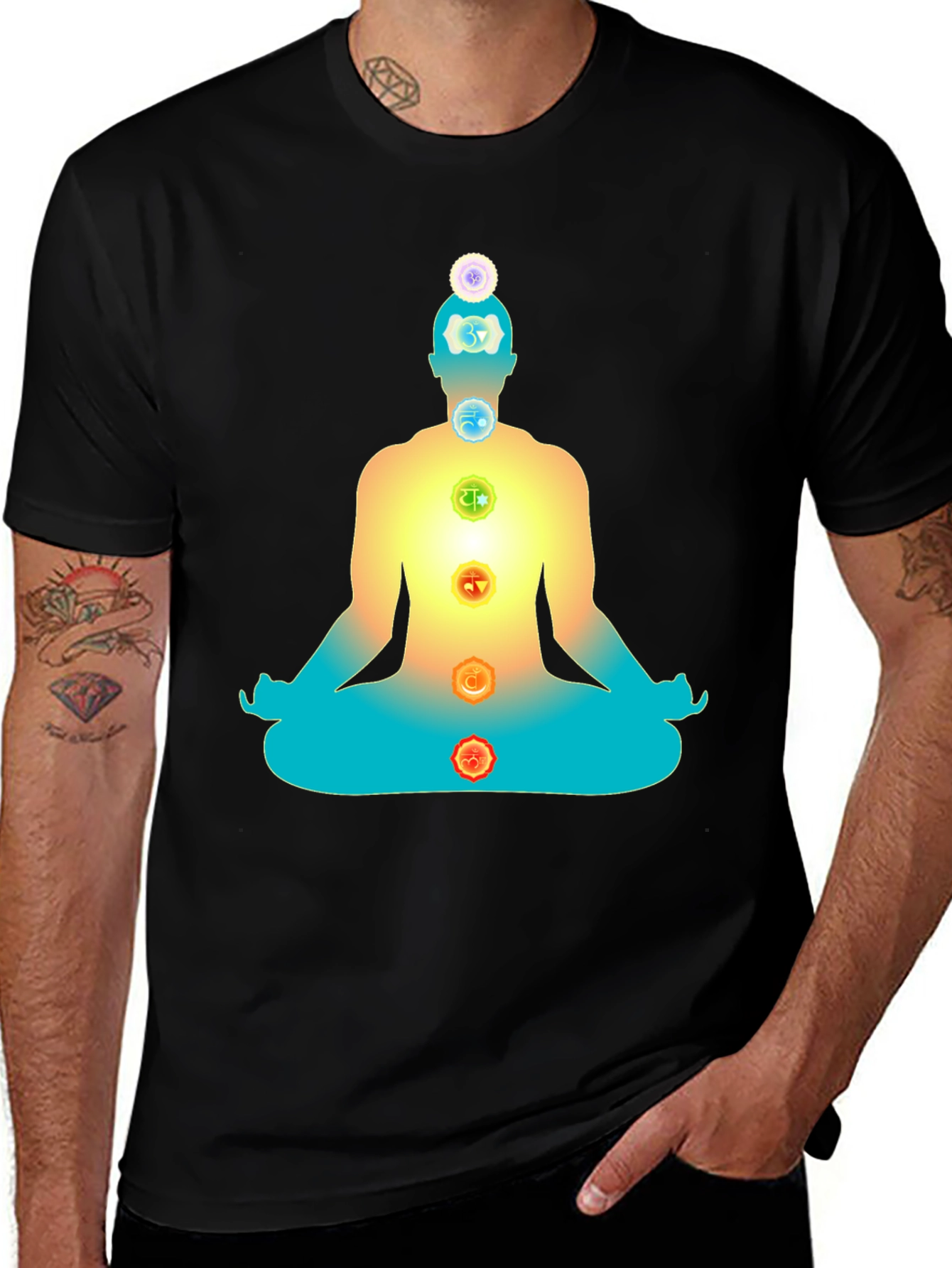 Chakra Meditation T-Shirt - Balance & Harmony