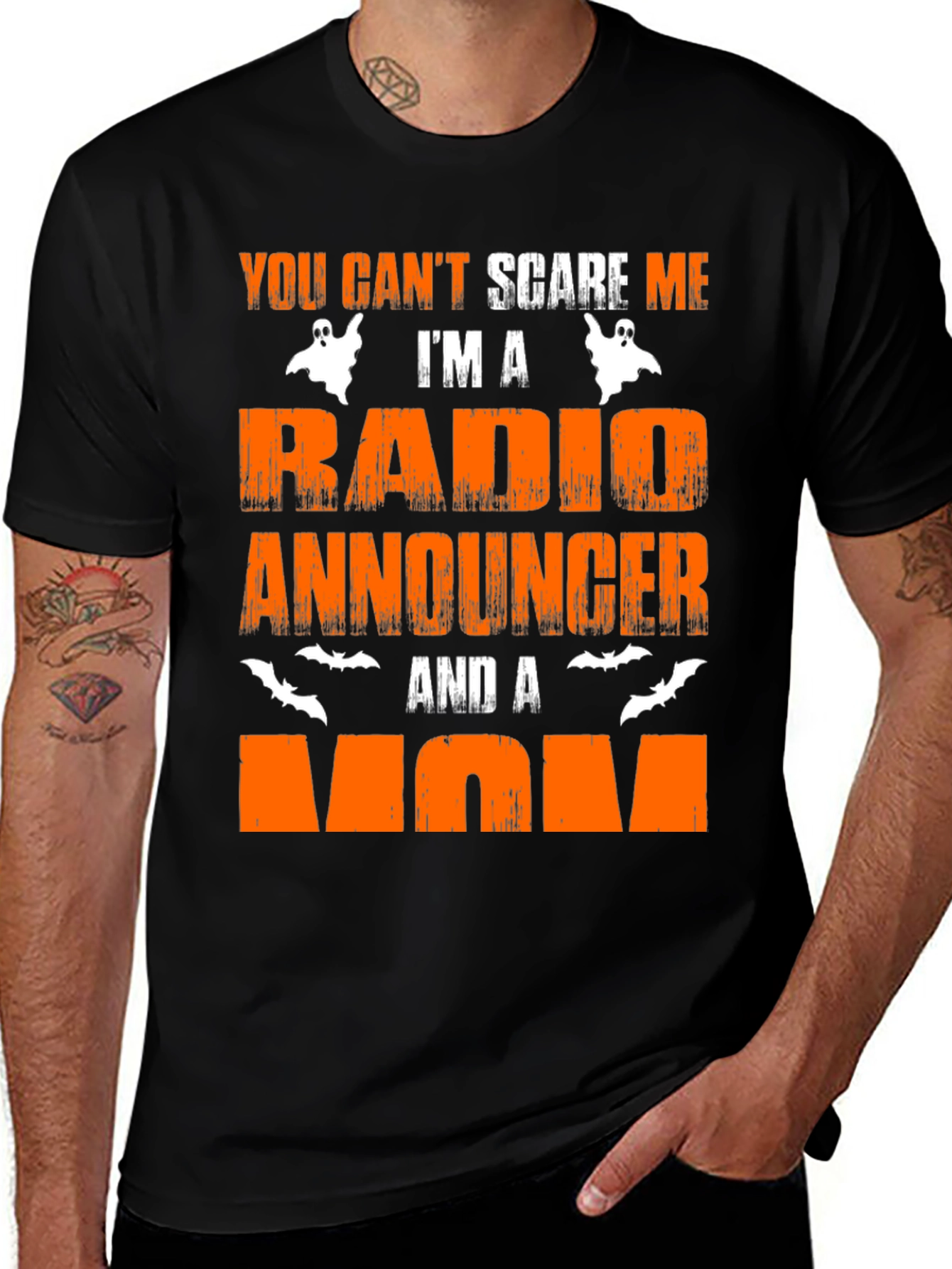 Variant 13 of Radio Announcer Mom Halloween T-Shirt