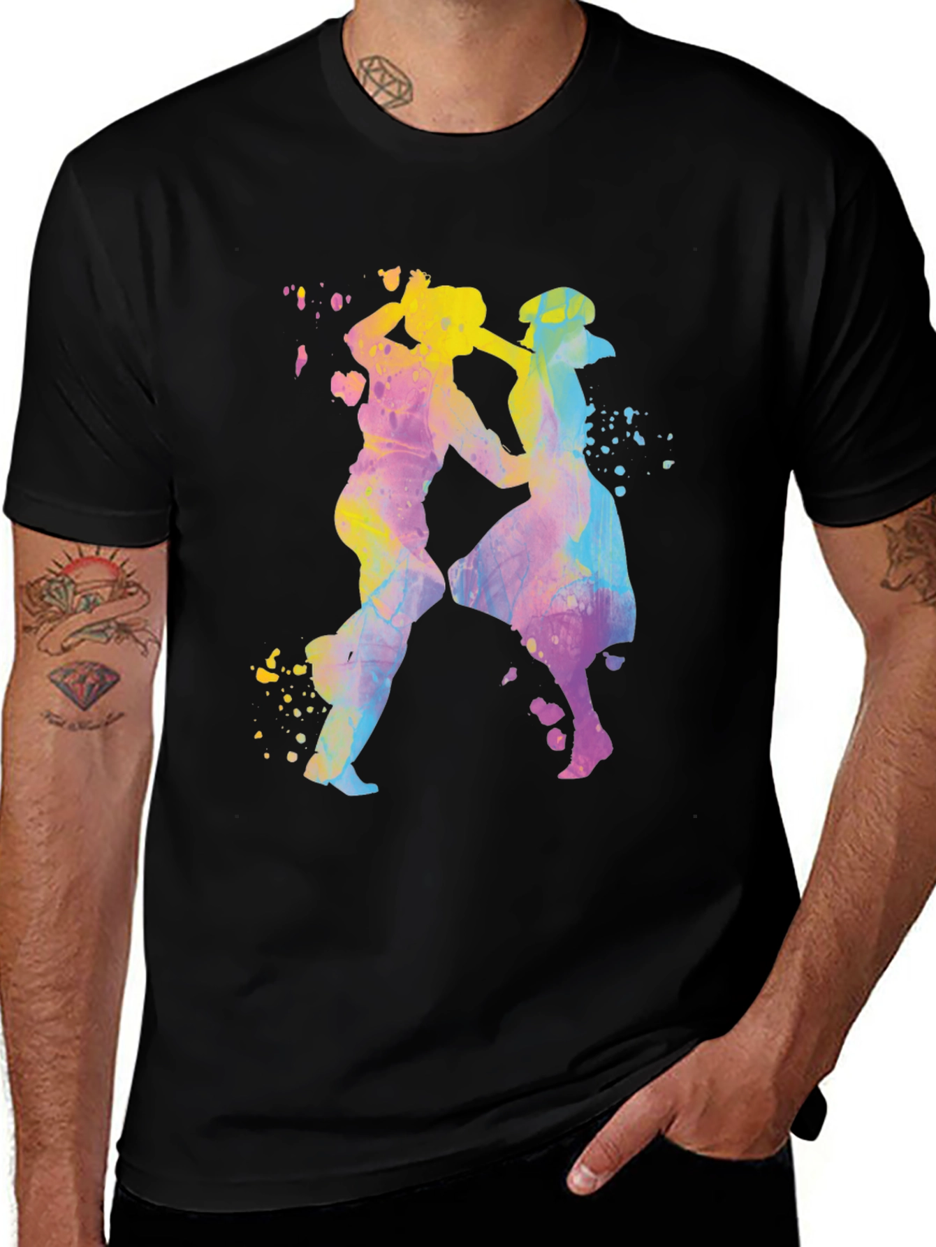 Variant 30 of Colorful Dance Silhouette T-Shirt