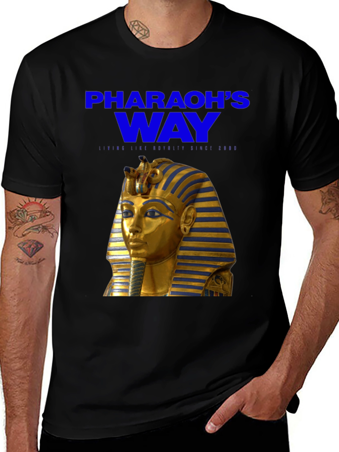 Variant 7 of Pharaoh's Way Graphic T-Shirt - Egyptian Style