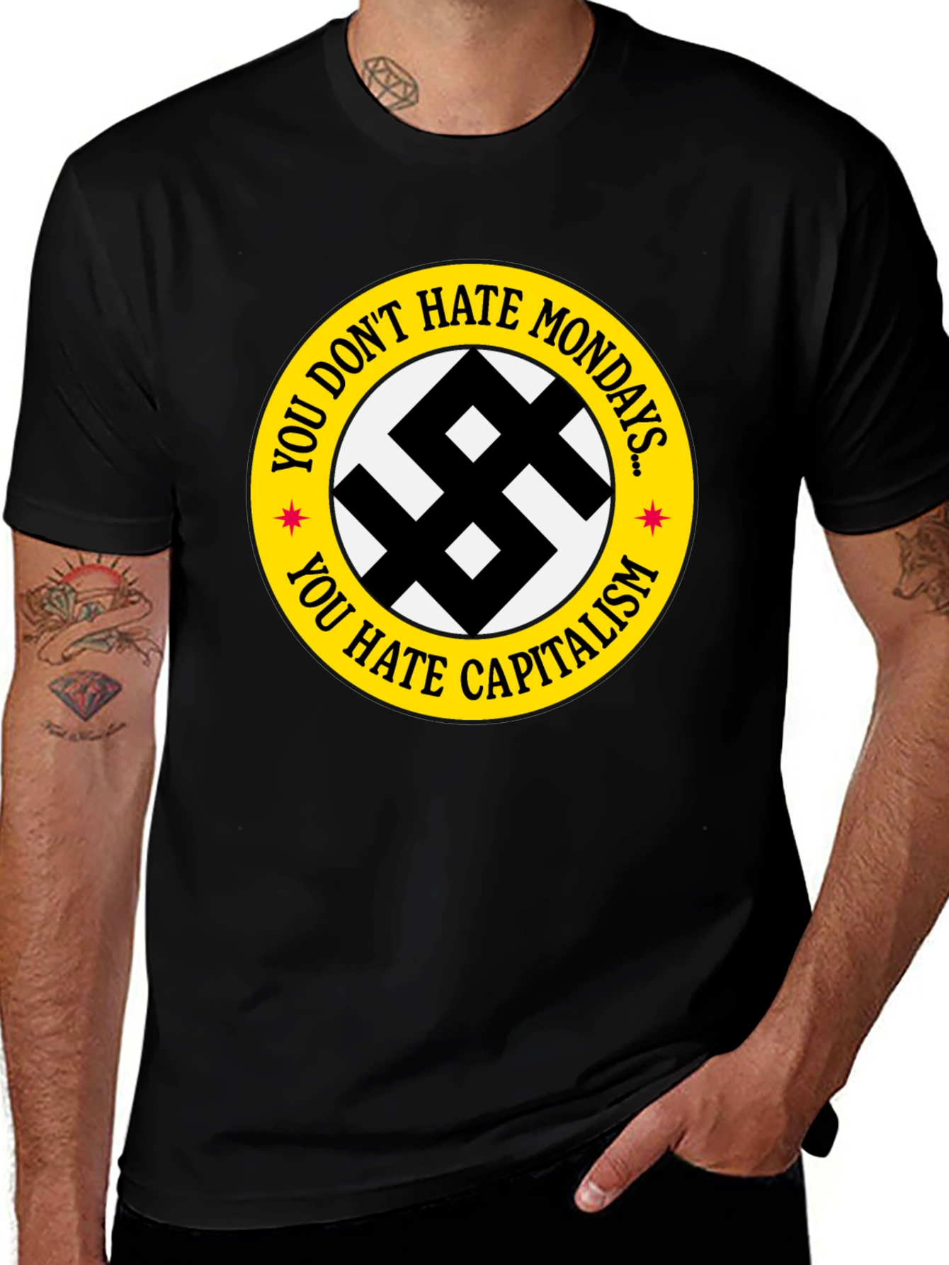 Variant 19 of Anti-Capitalist Monday T-Shirt