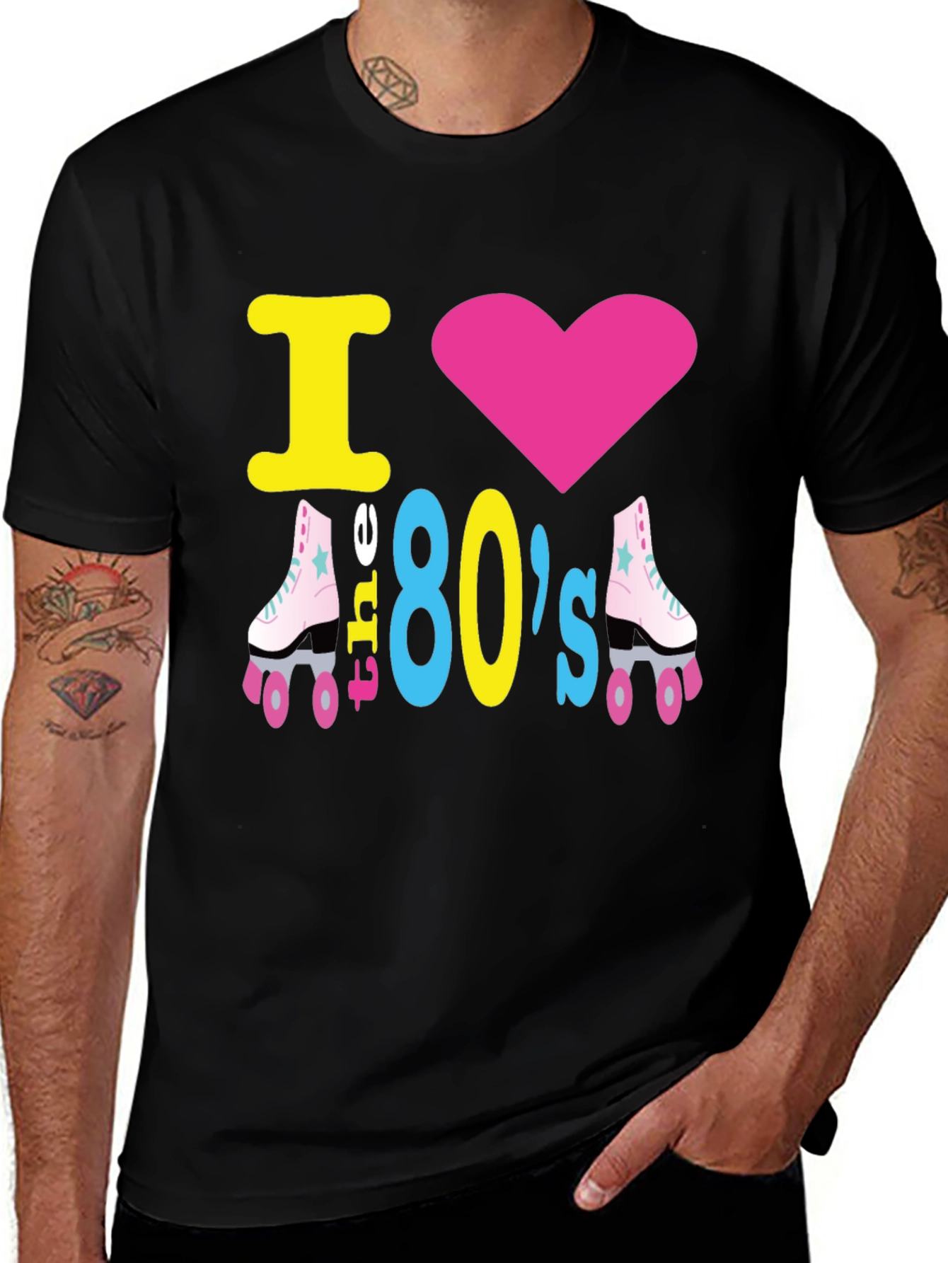 Variant 17 of I Love the 80's Graphic Tee