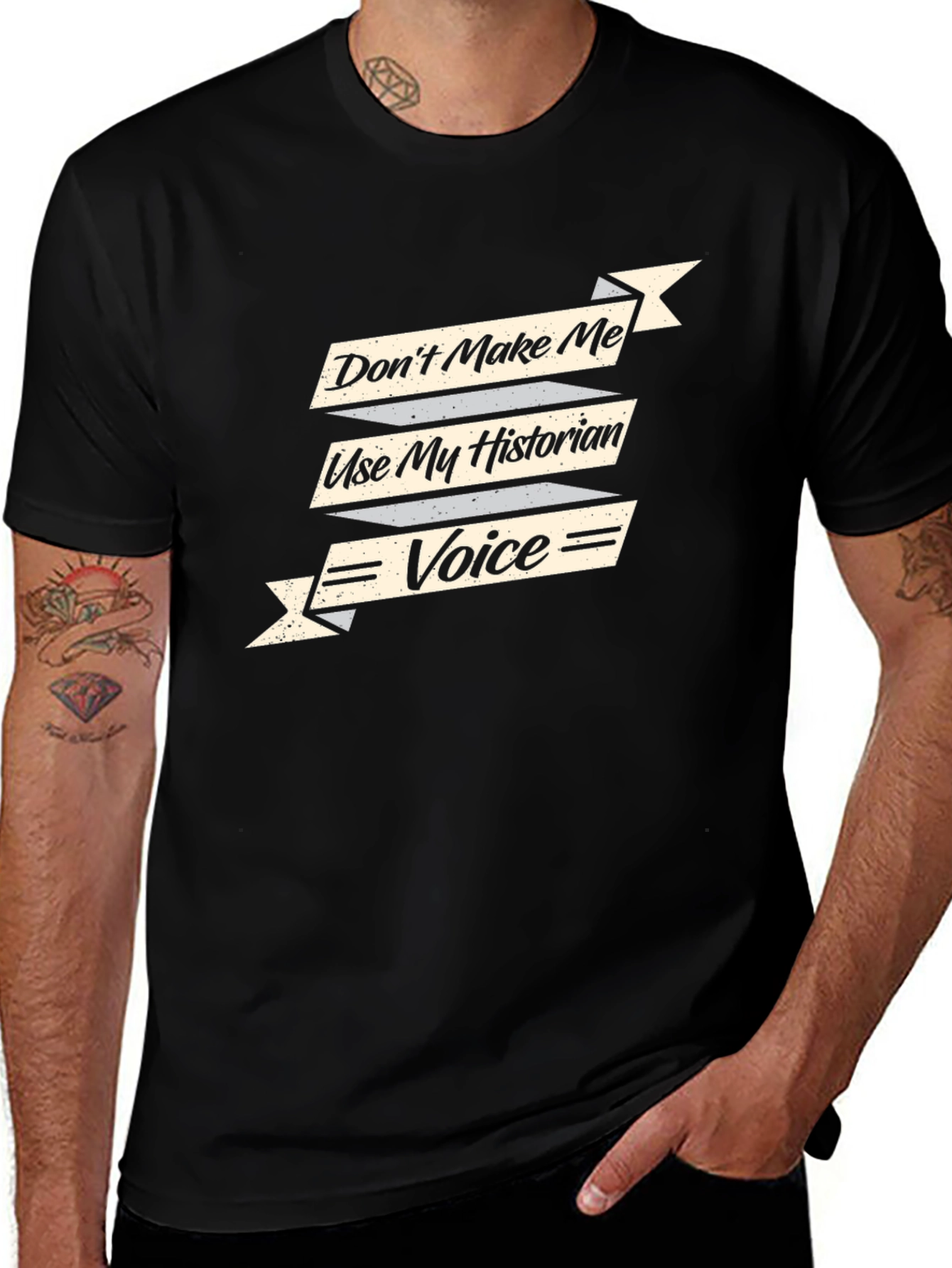 Variant 20 of Historian Voice T-Shirt - Funny History Lover Gift