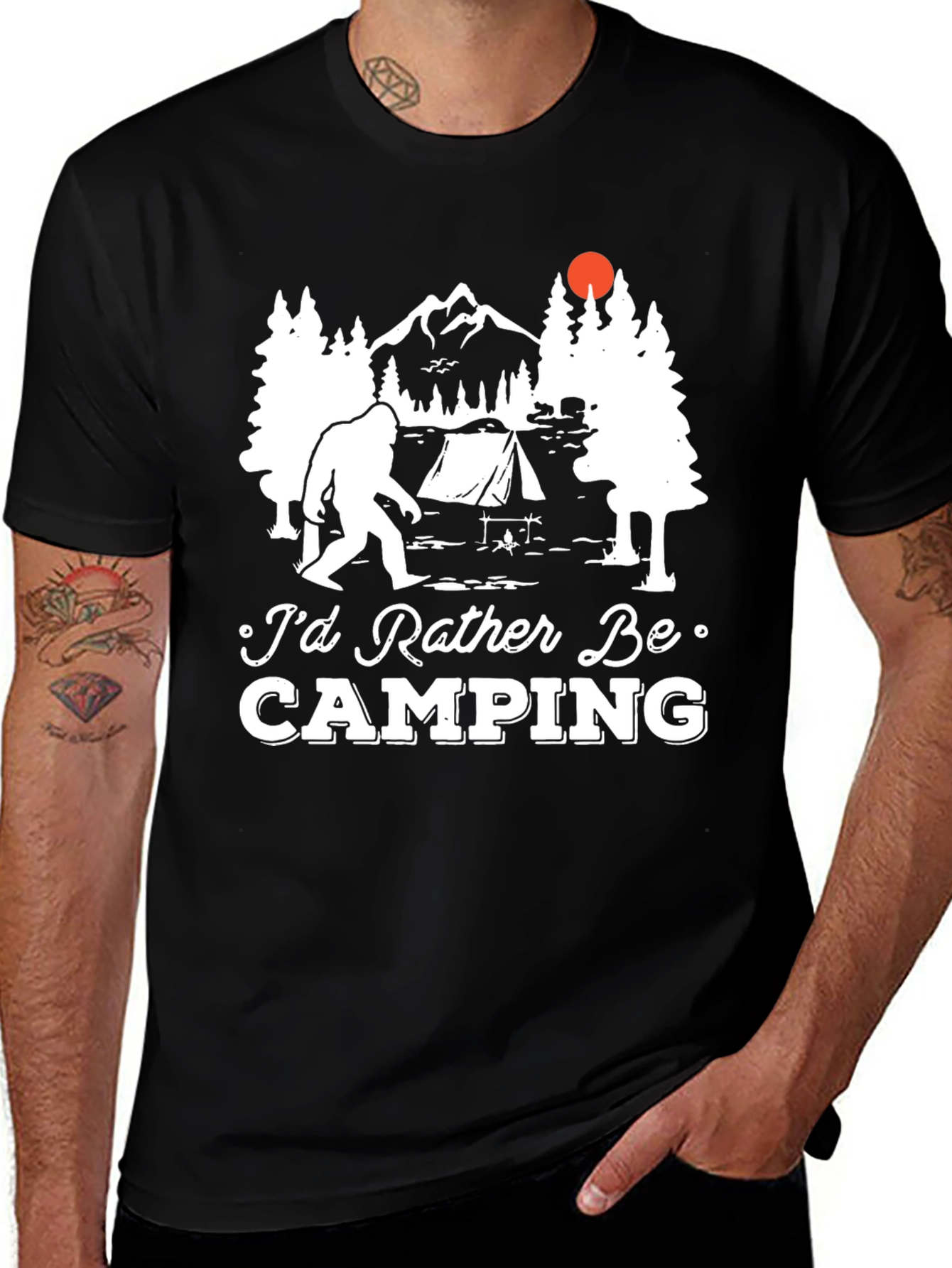 Variant 29 of I'd Rather Be Camping T-Shirt