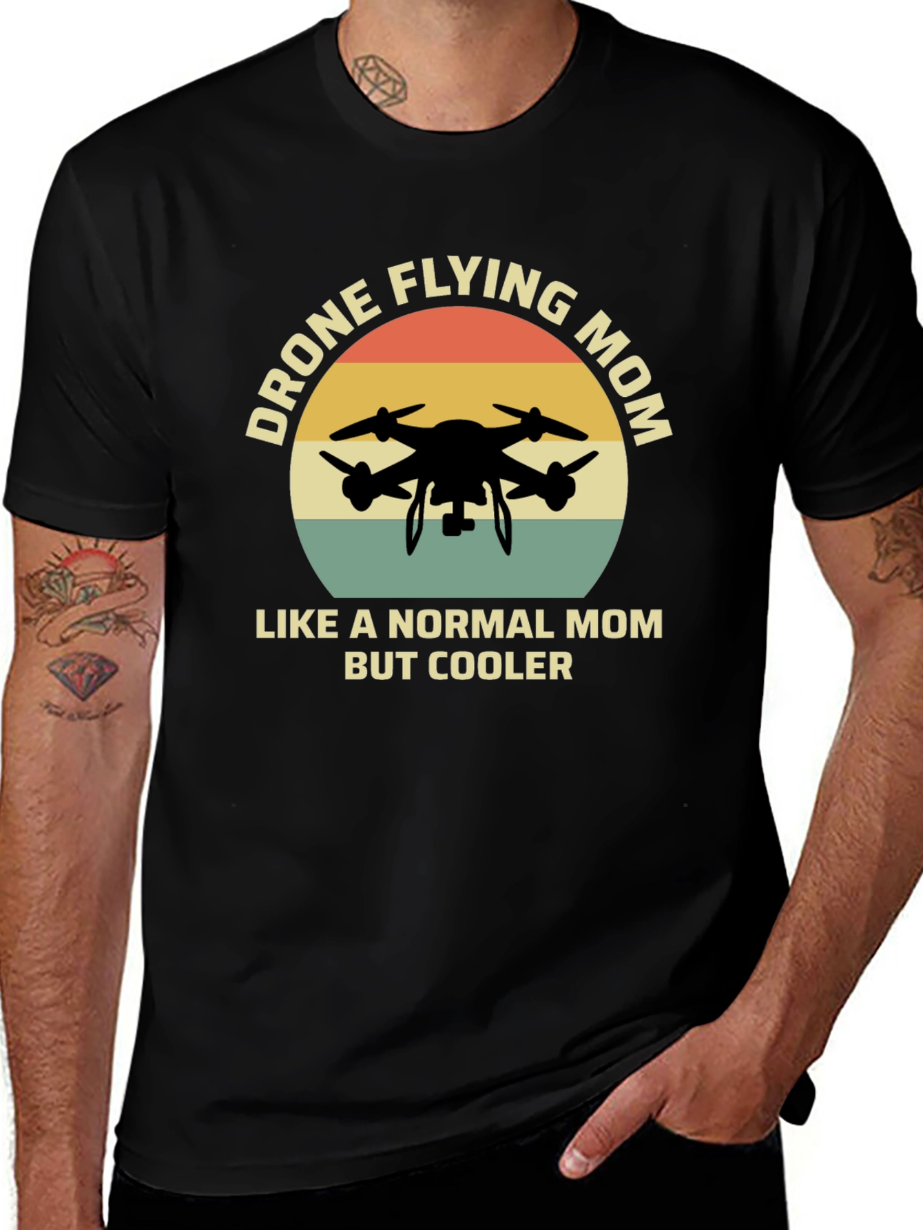 Variant 16 of Drone Flying Mom T-Shirt - Cool Mother's Day Gift