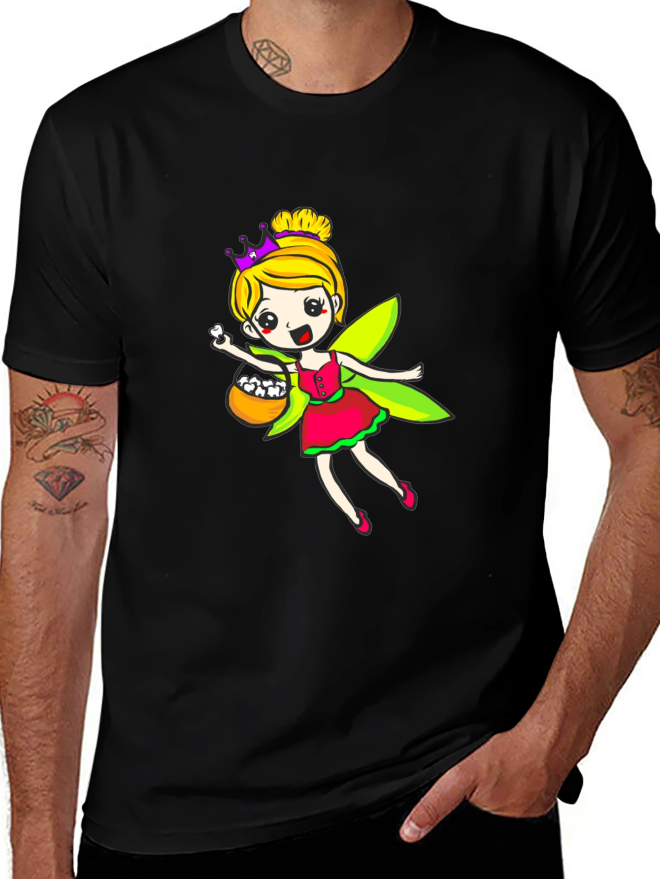 Variant 27 of Fairy Princess T-Shirt - Cartoon Design