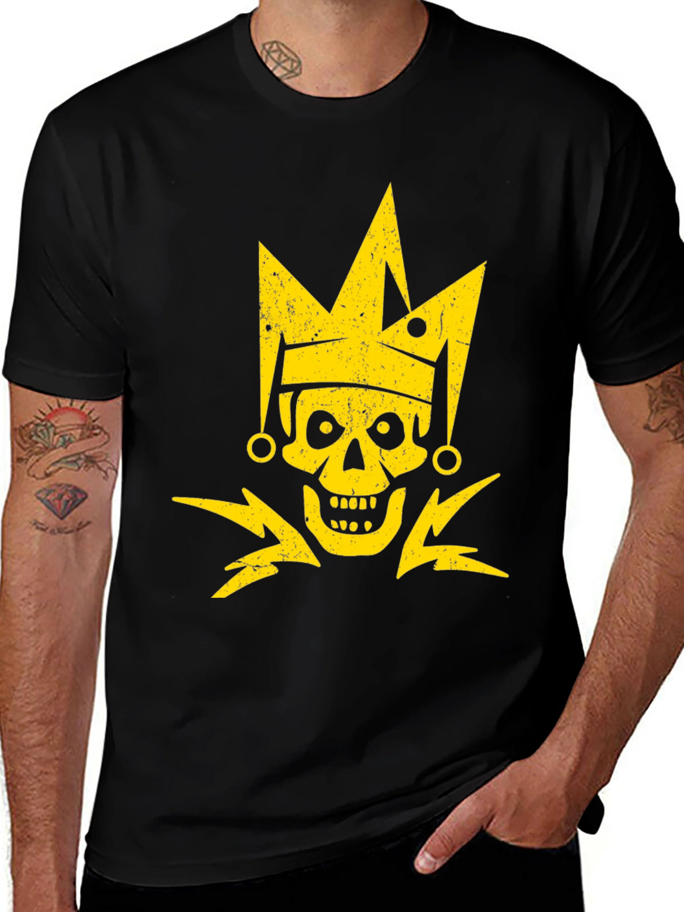 Variant 11 of Skull King Graphic T-Shirt - Black