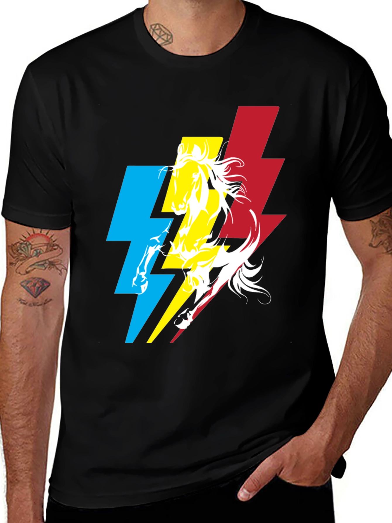 Variant 18 of Lightning Horse Graphic Tee