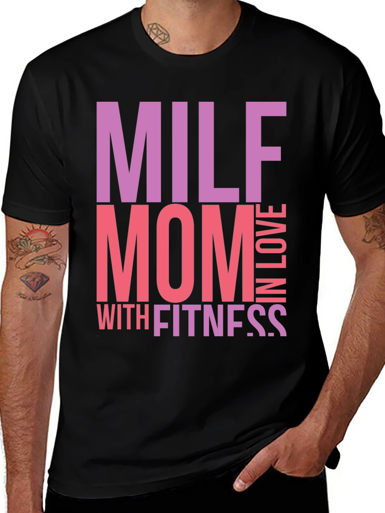 MILF Mom Fitness Graphic Tee
