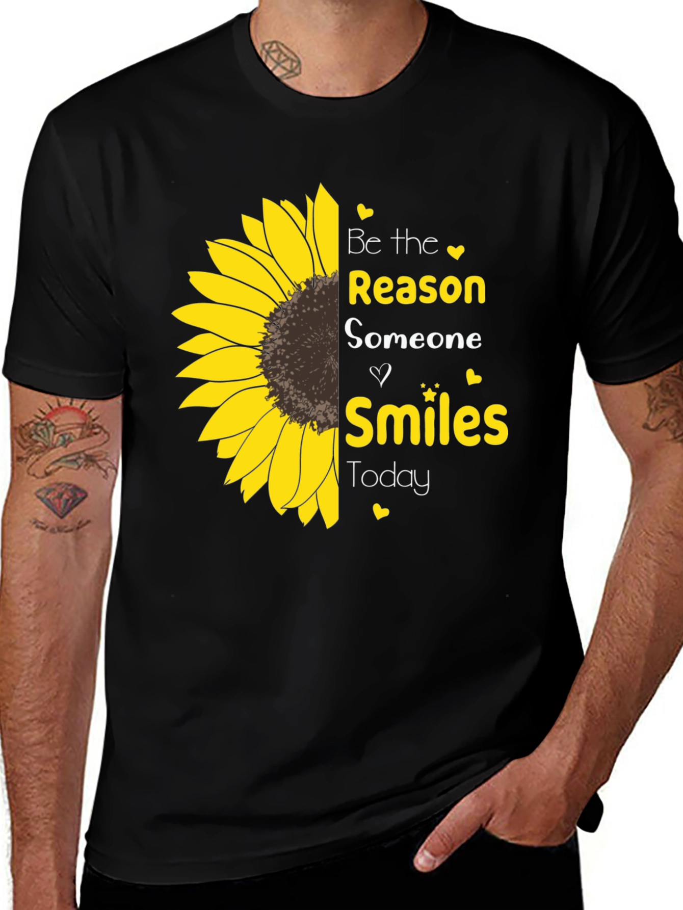 Variant 7 of Sunflower Smiles Graphic Tee - Spread Joy