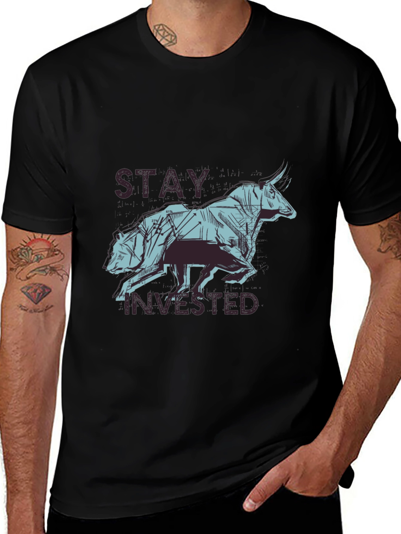 Variant 18 of Stay Invested Graphic Tee