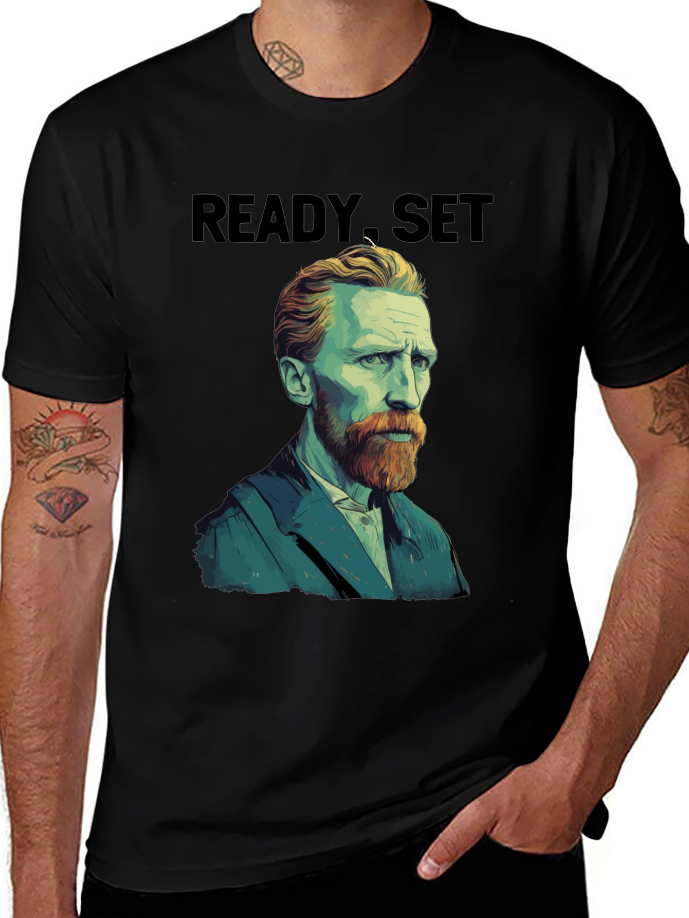 Variant 22 of Van Gogh Ready Set T-Shirt