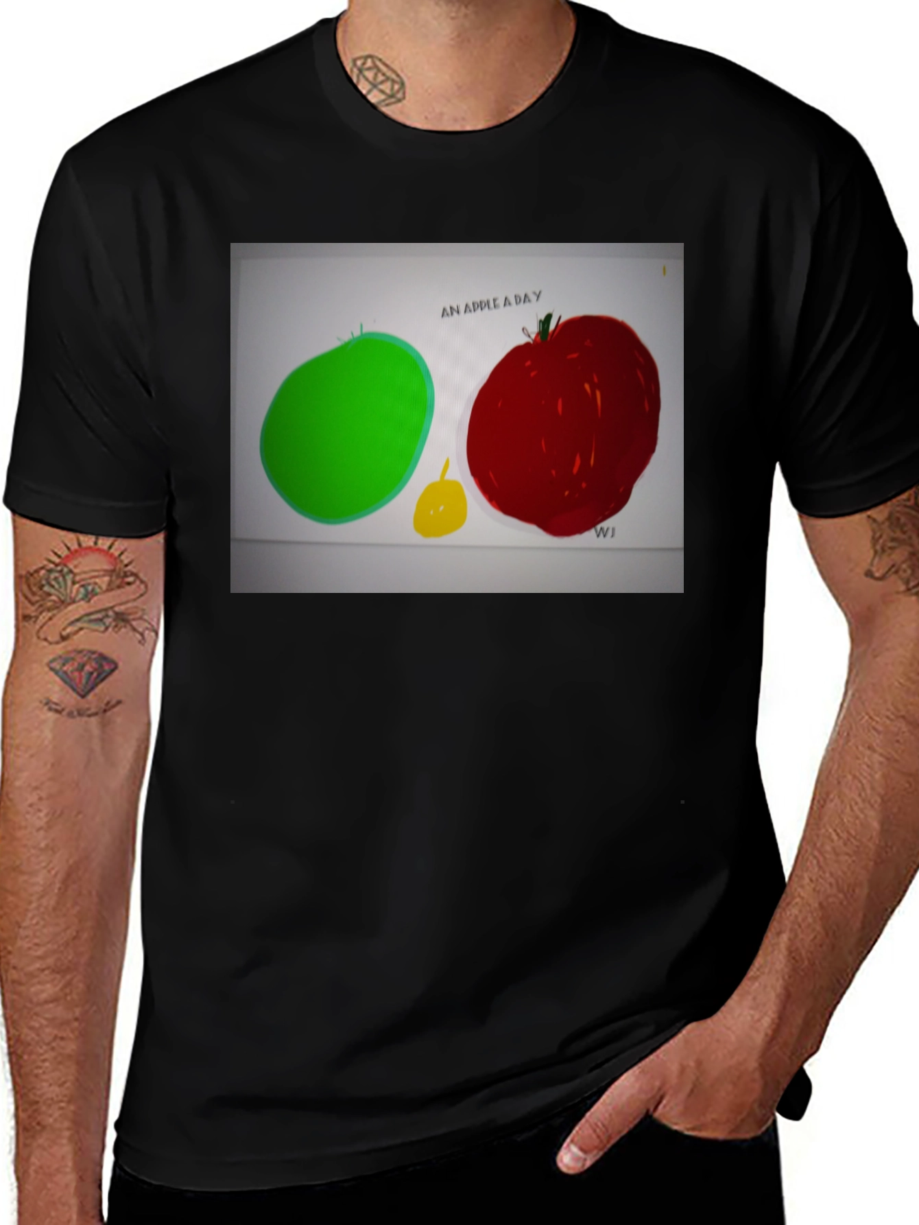Variant 11 of An Apple A Day T-Shirt - Funny Health Tee