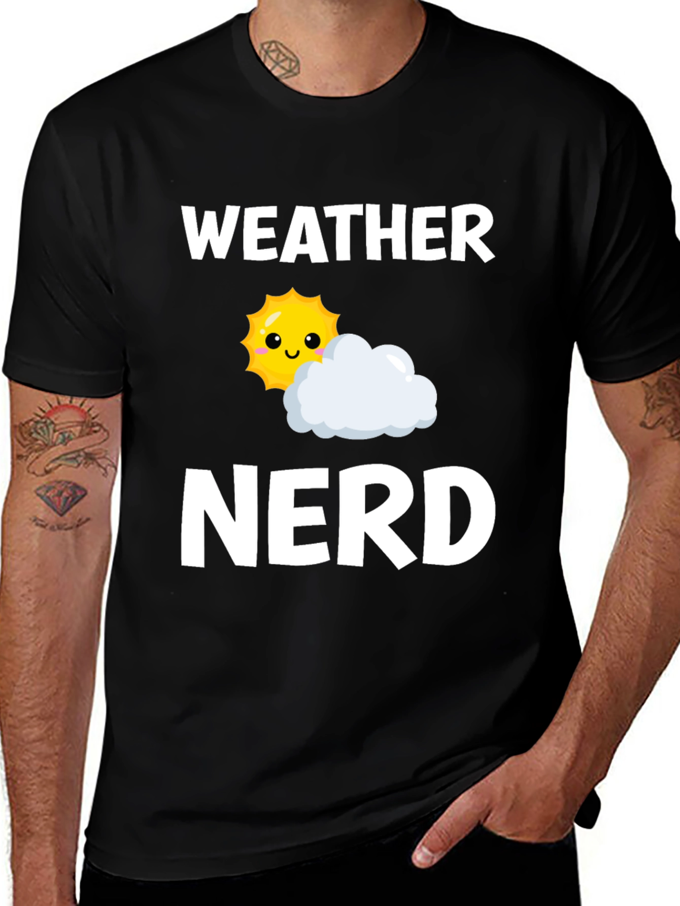 Variant 11 of Weather Nerd Graphic Tee - Funny Weather T-Shirt