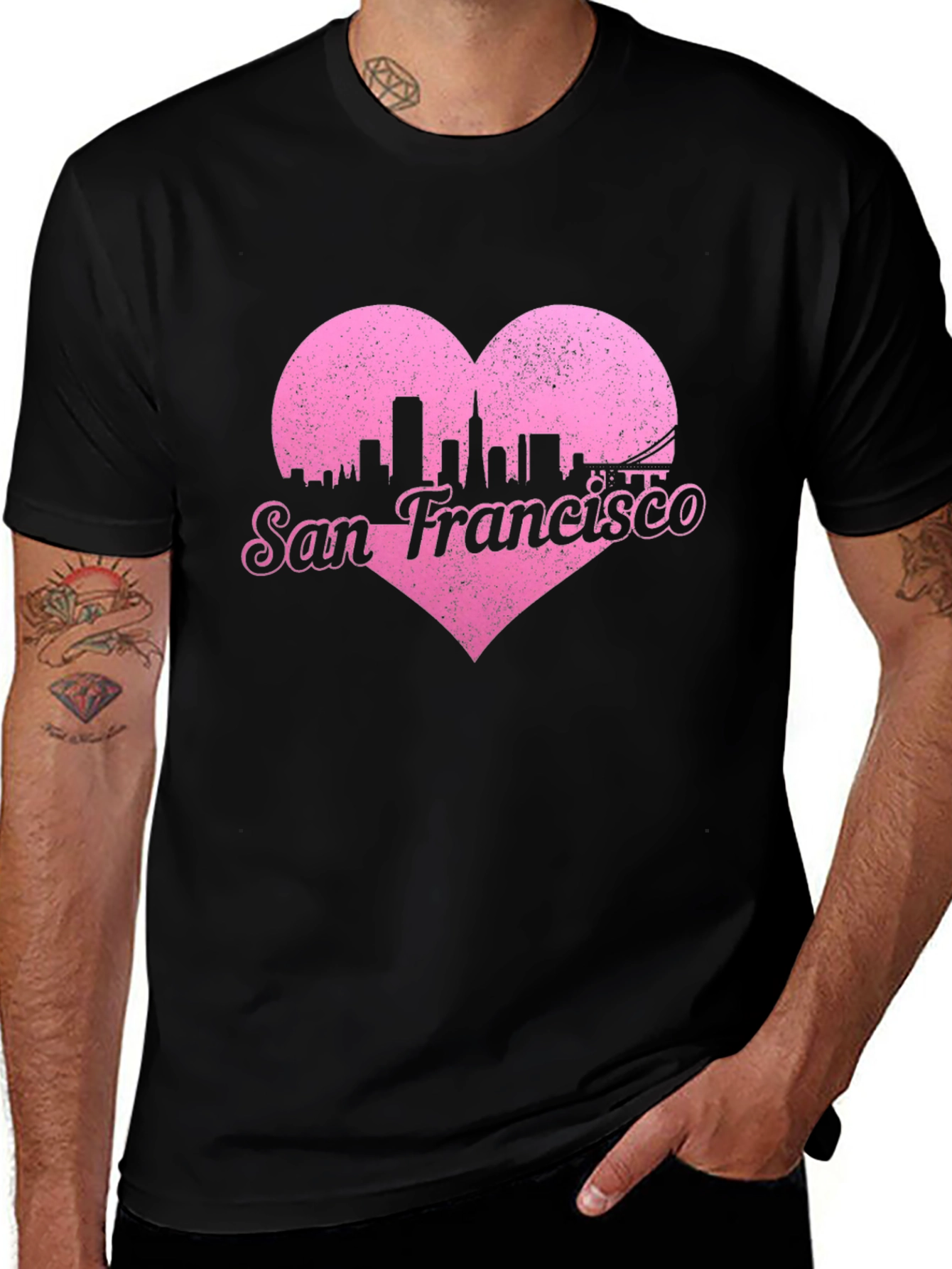 San Francisco Heart T-Shirt - City Skyline Tee