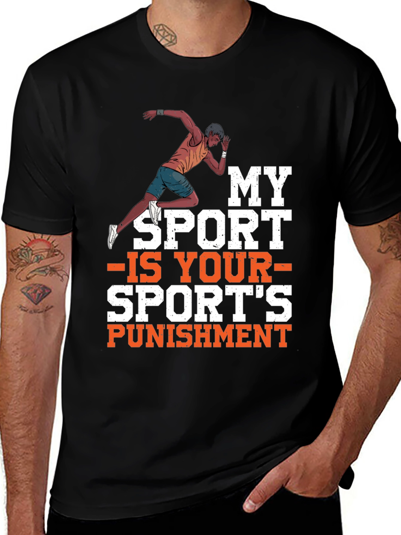 My Sport is Your Sport's Punishment T-Shirt - Black