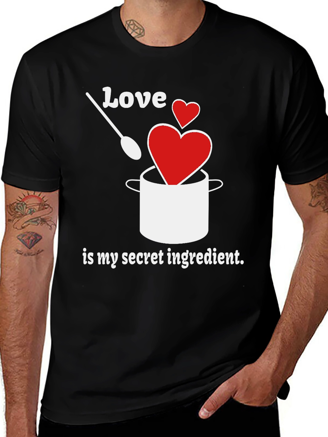 Variant 9 of Love is My Secret Ingredient T-Shirt