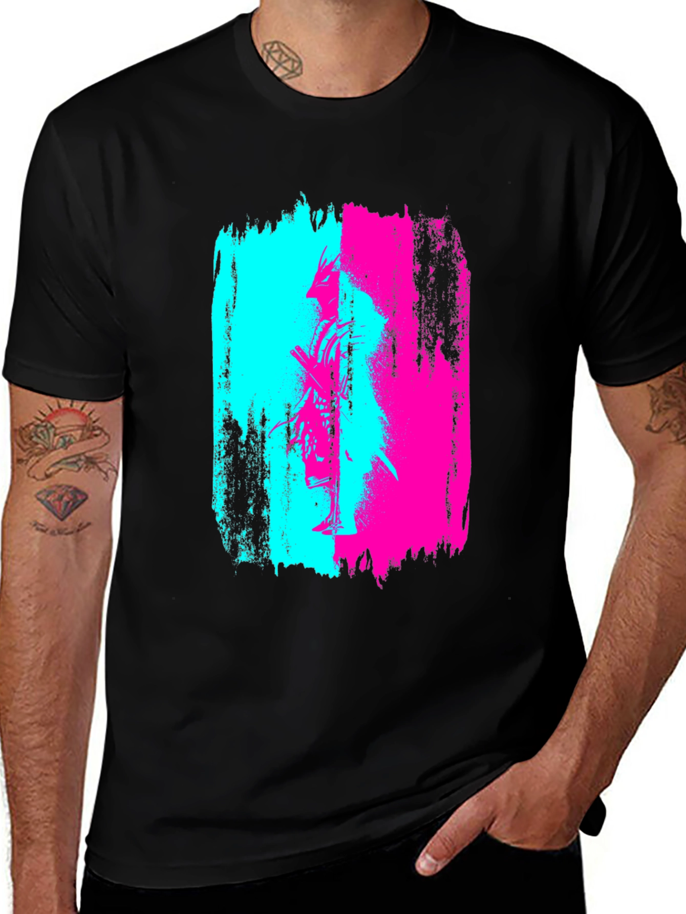 Variant 13 of Cyberpunk Samurai Graphic T-Shirt