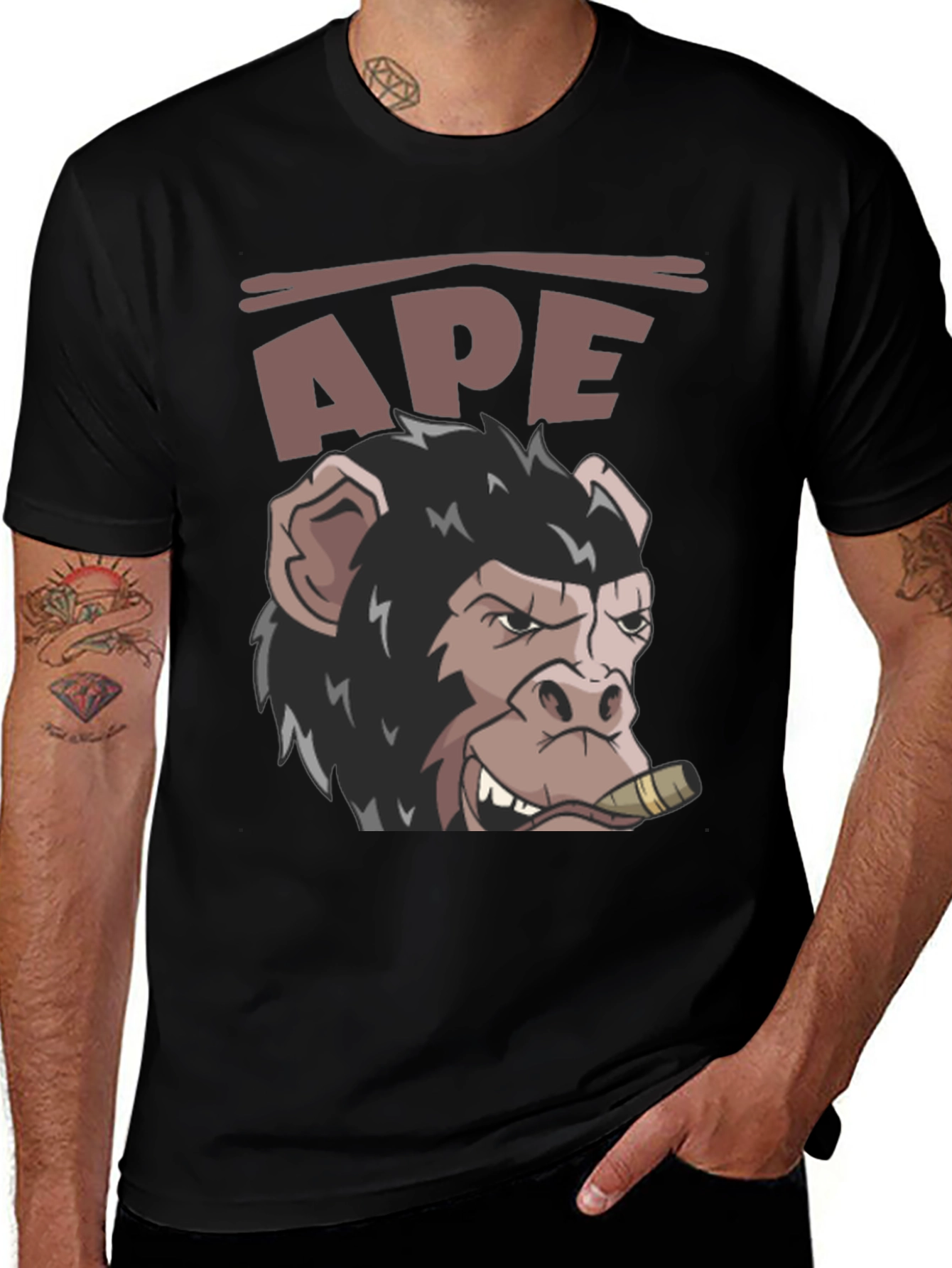 Ape Cigar T-Shirt - Men's Graphic Tee