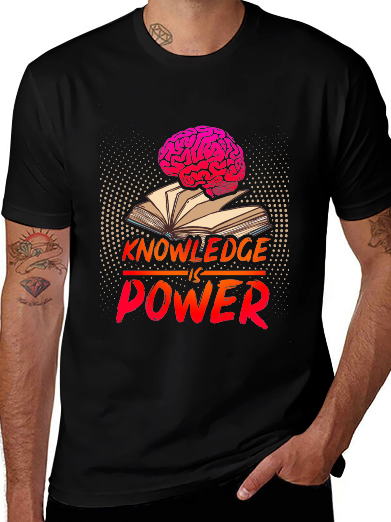 Variant 14 of Knowledge is Power Graphic T-Shirt