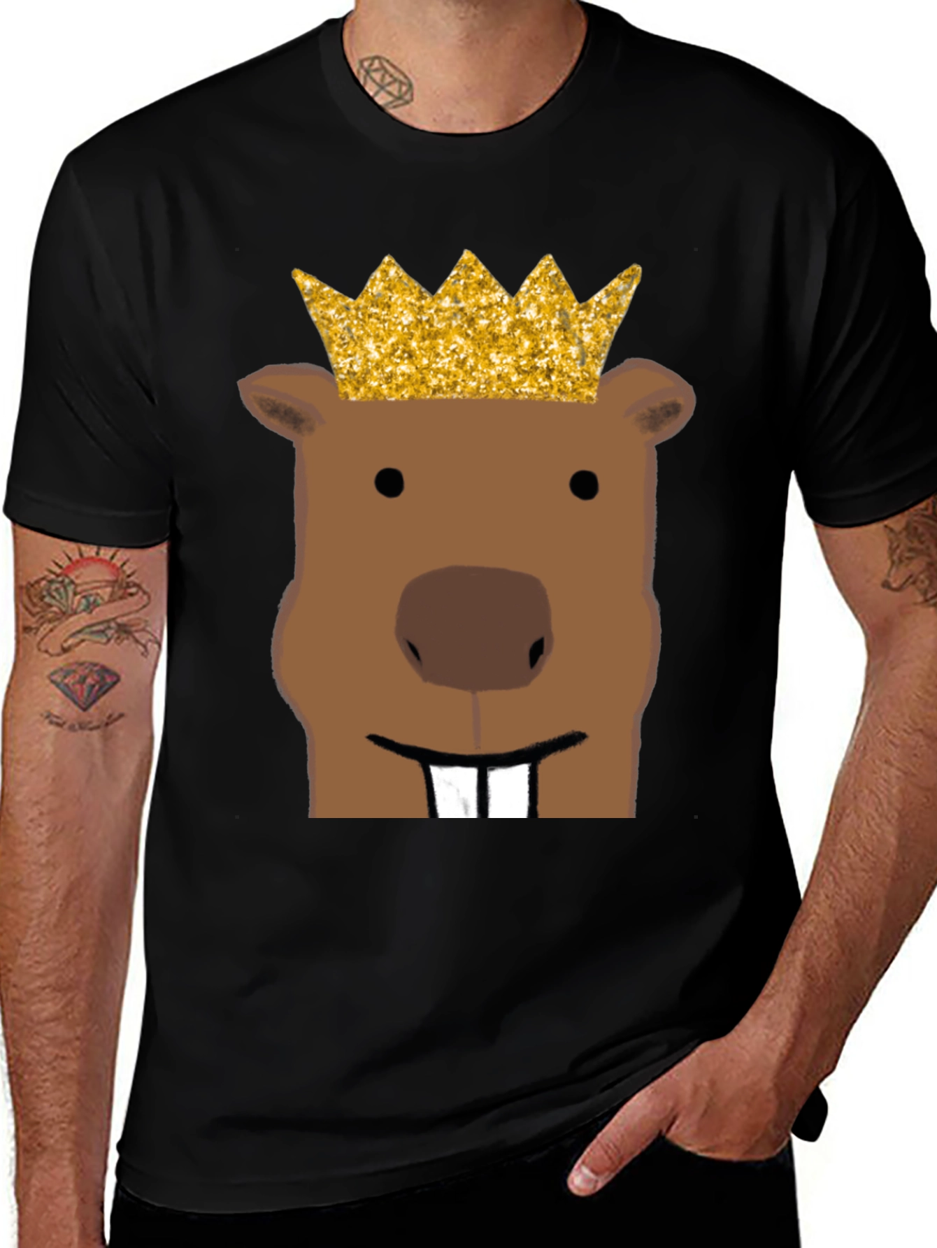 Variant 8 of King Beaver T-Shirt - Funny Graphic Tee