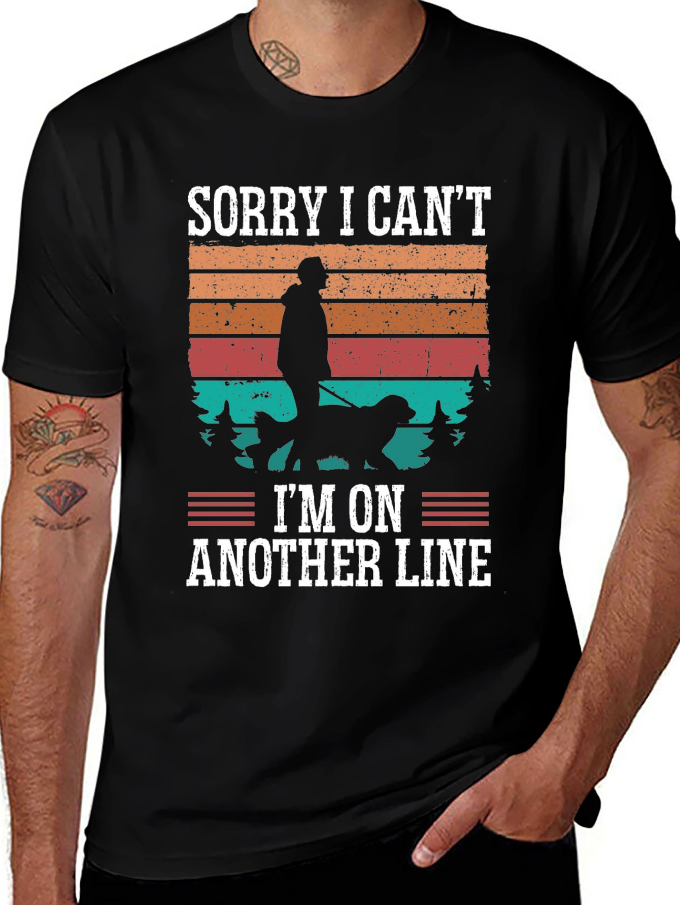 Variant 12 of Sorry I Can't Another Line Graphic Tee