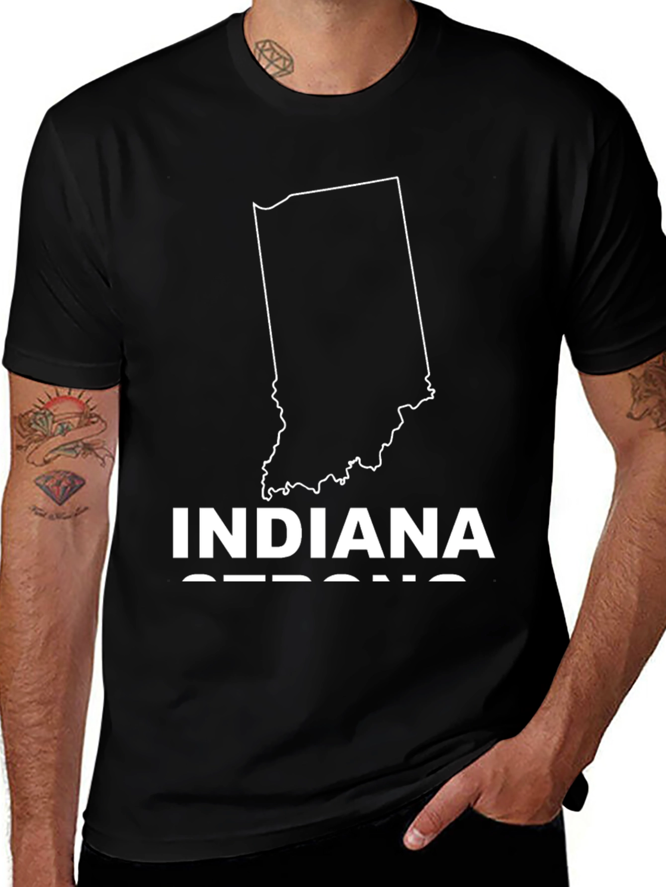 Indiana Strong T-Shirt State Pride Graphic Tee