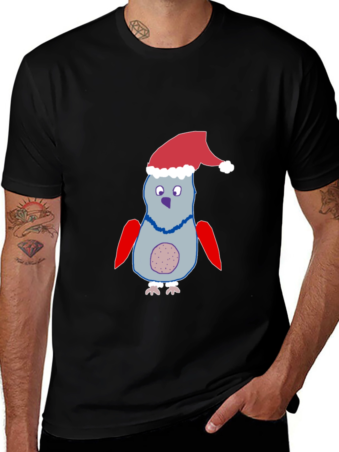 Variant 8 of Festive Penguin Tee - Holiday Cheer