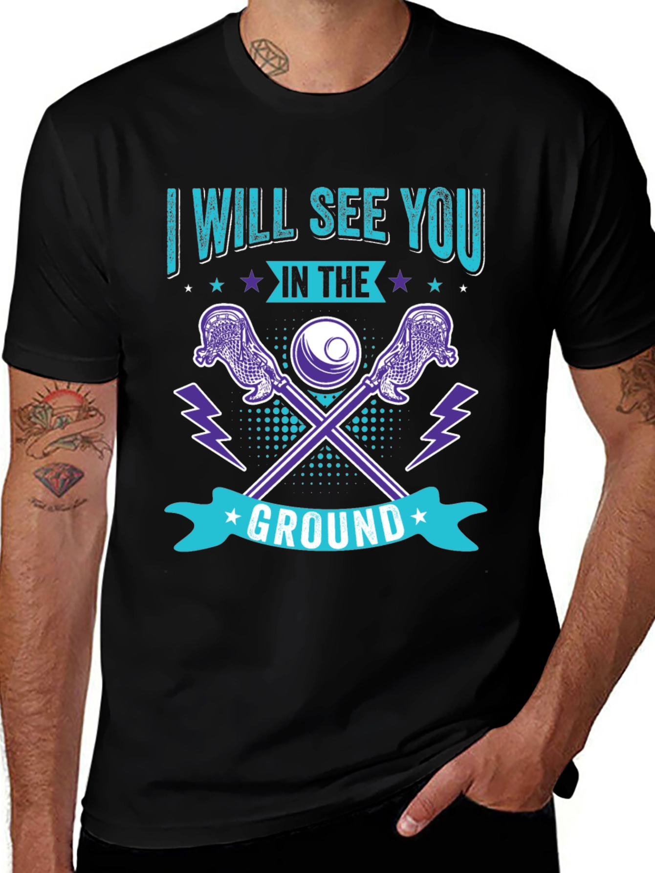Lacrosse T-Shirt: I Will See You in the Ground