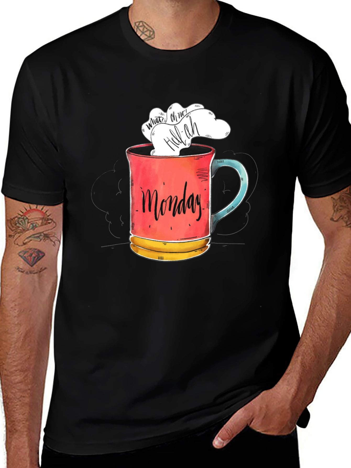 Variant 11 of Monday Coffee Graphic Tee