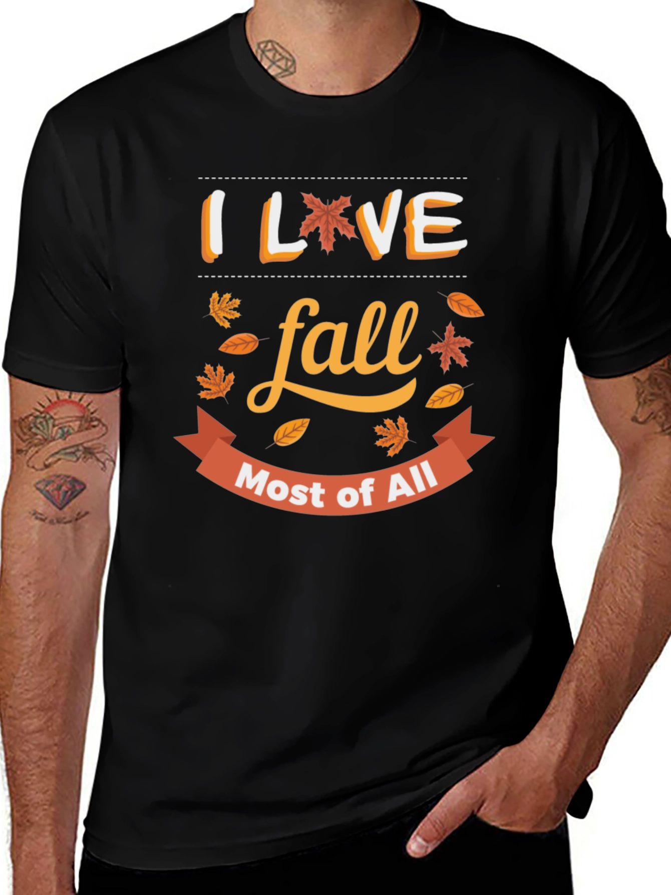 Variant 14 of I Love Fall T-Shirt