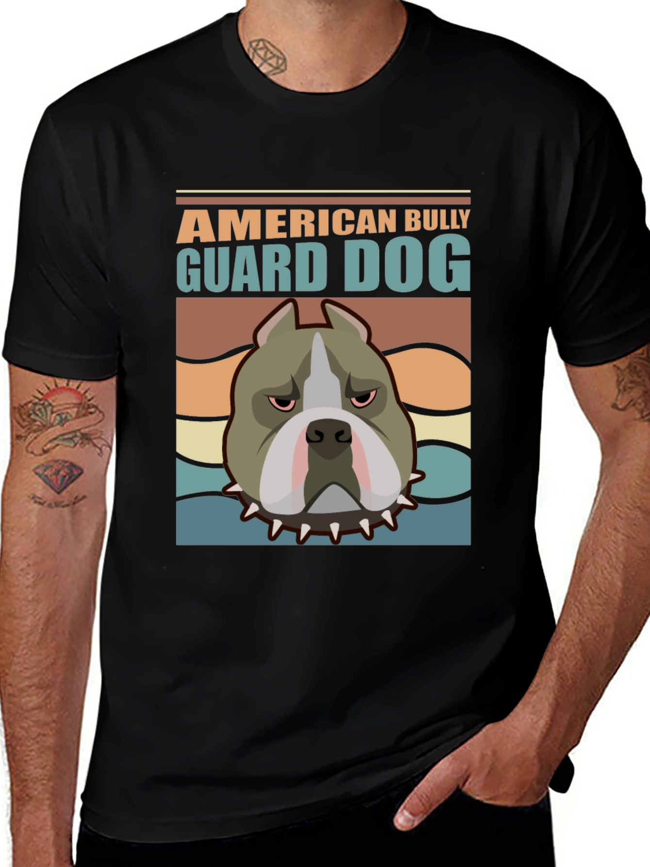 American Bully Guard Dog Graphic T-Shirt