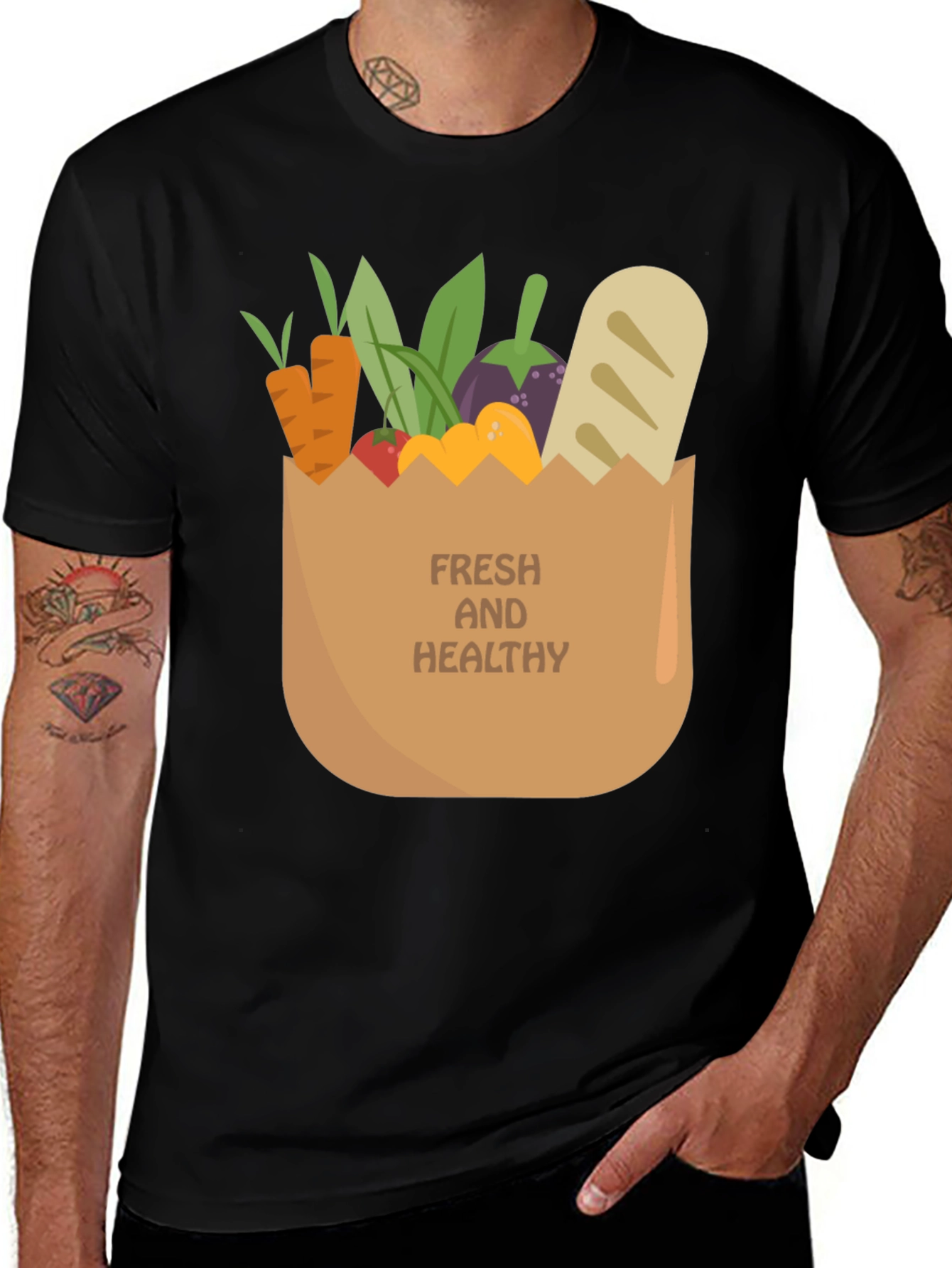 Fresh & Healthy Groceries T-Shirt