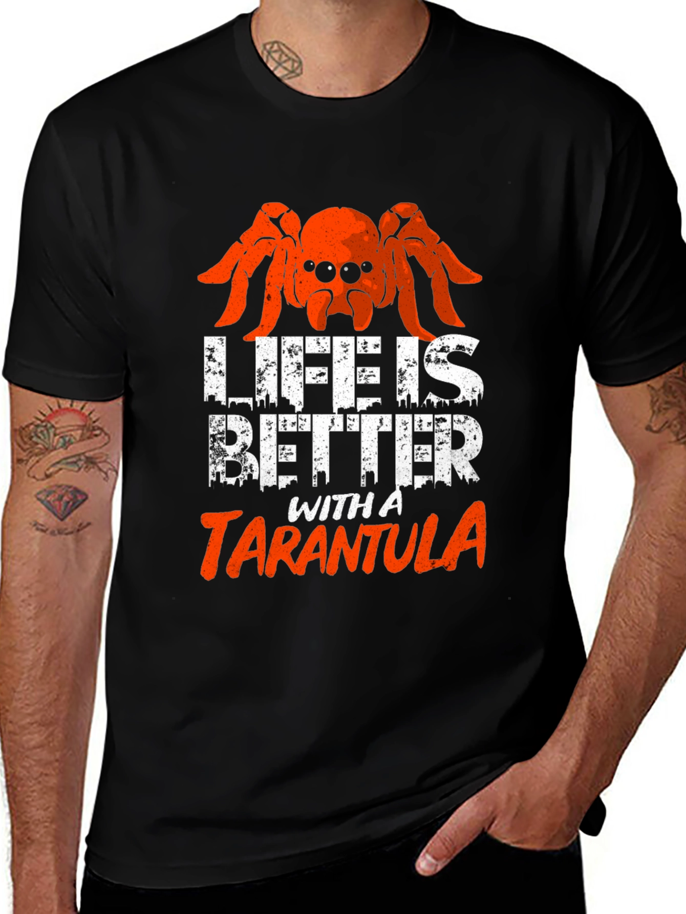 Variant 22 of Life Is Better With A Tarantula Graphic T-Shirt