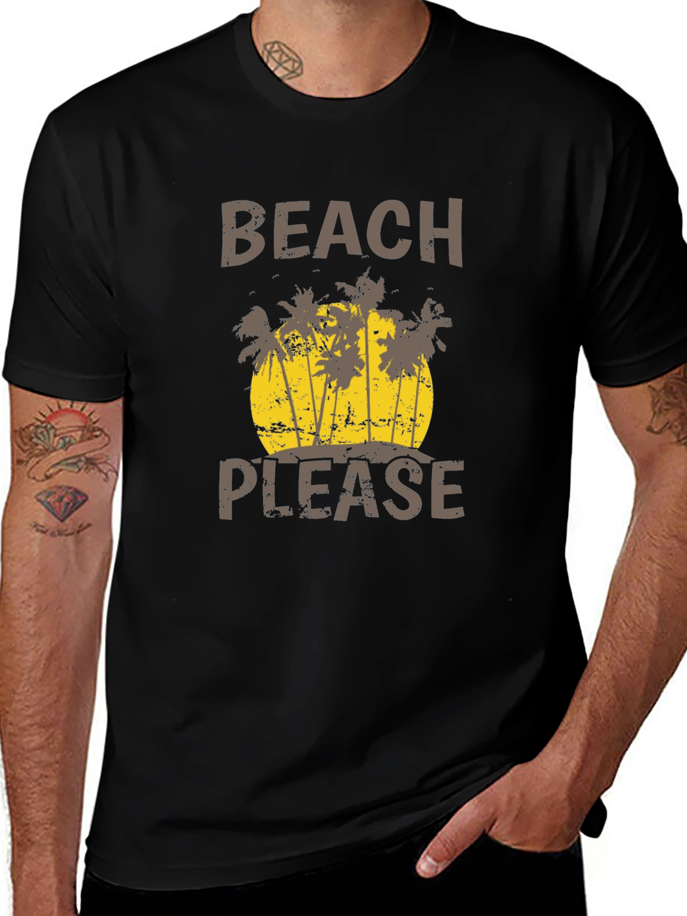 Variant 19 of Beach Please T-Shirt - Island Vibes