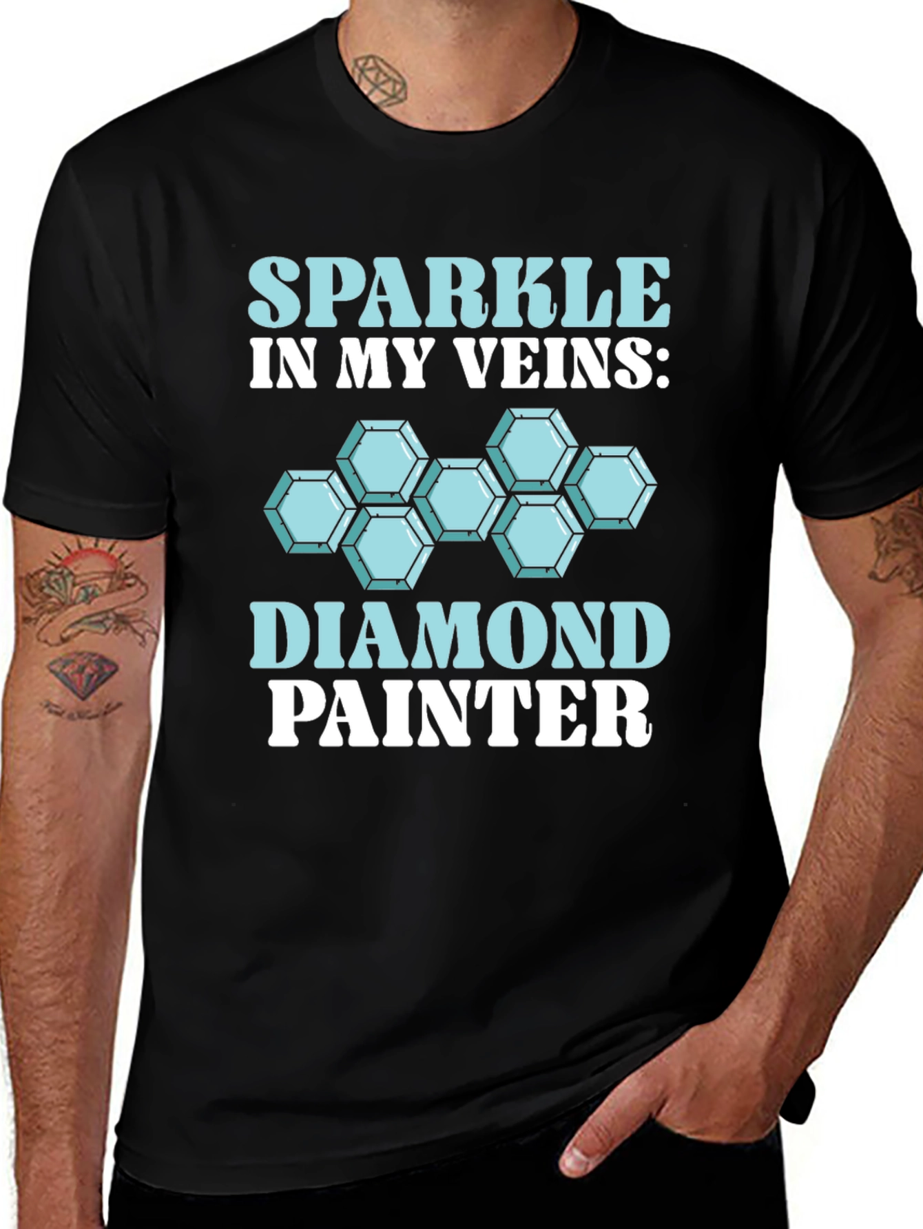 Variant 27 of Sparkle Diamond Painter T-Shirt