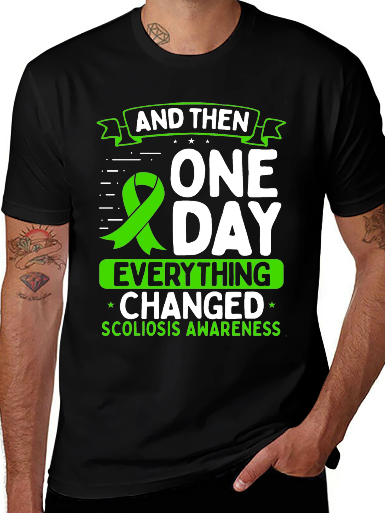Scoliosis Awareness T-Shirt - Everything Changed