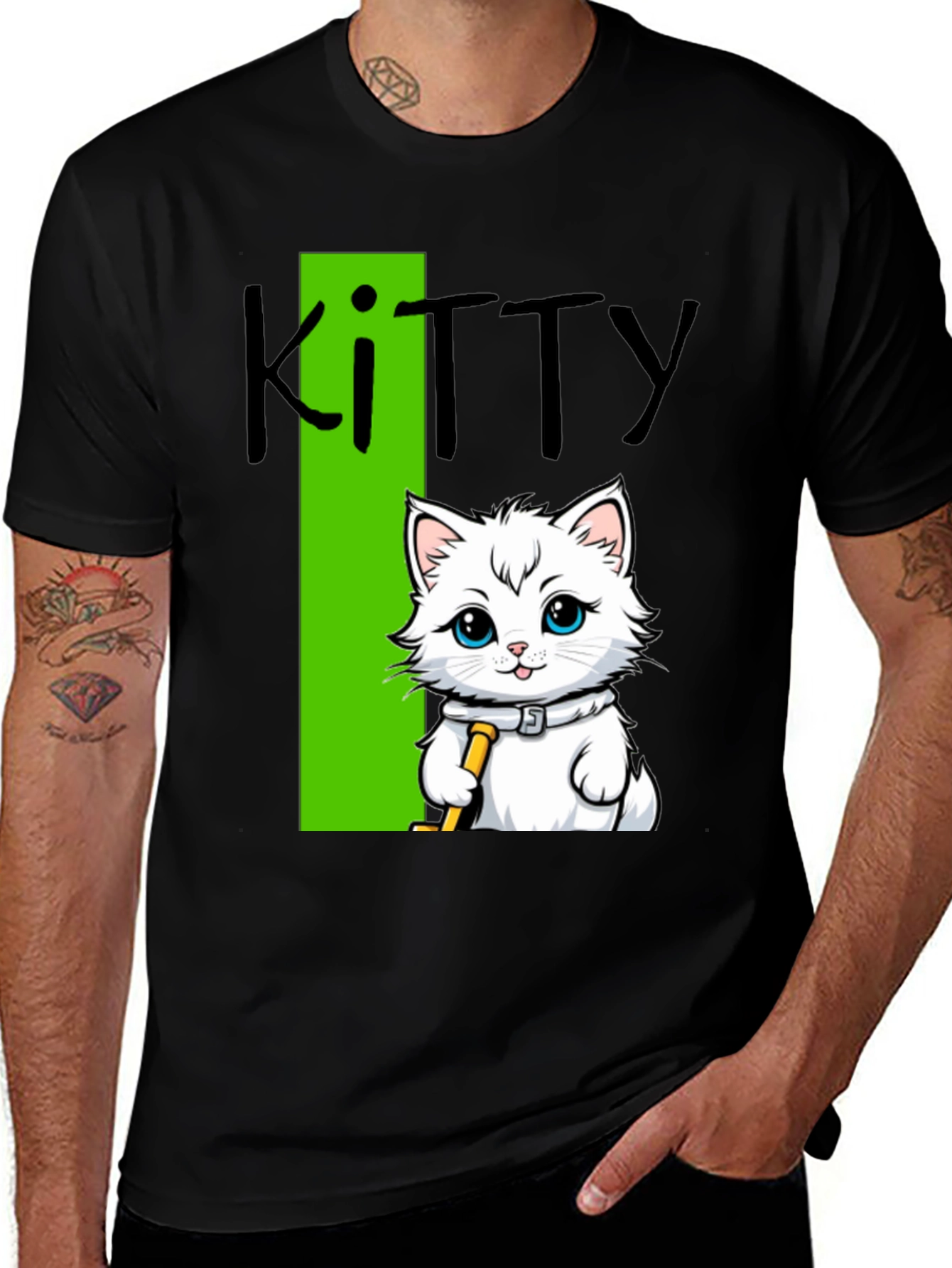 Variant 8 of Kitty Cat T-Shirt - Fun Novelty Tee