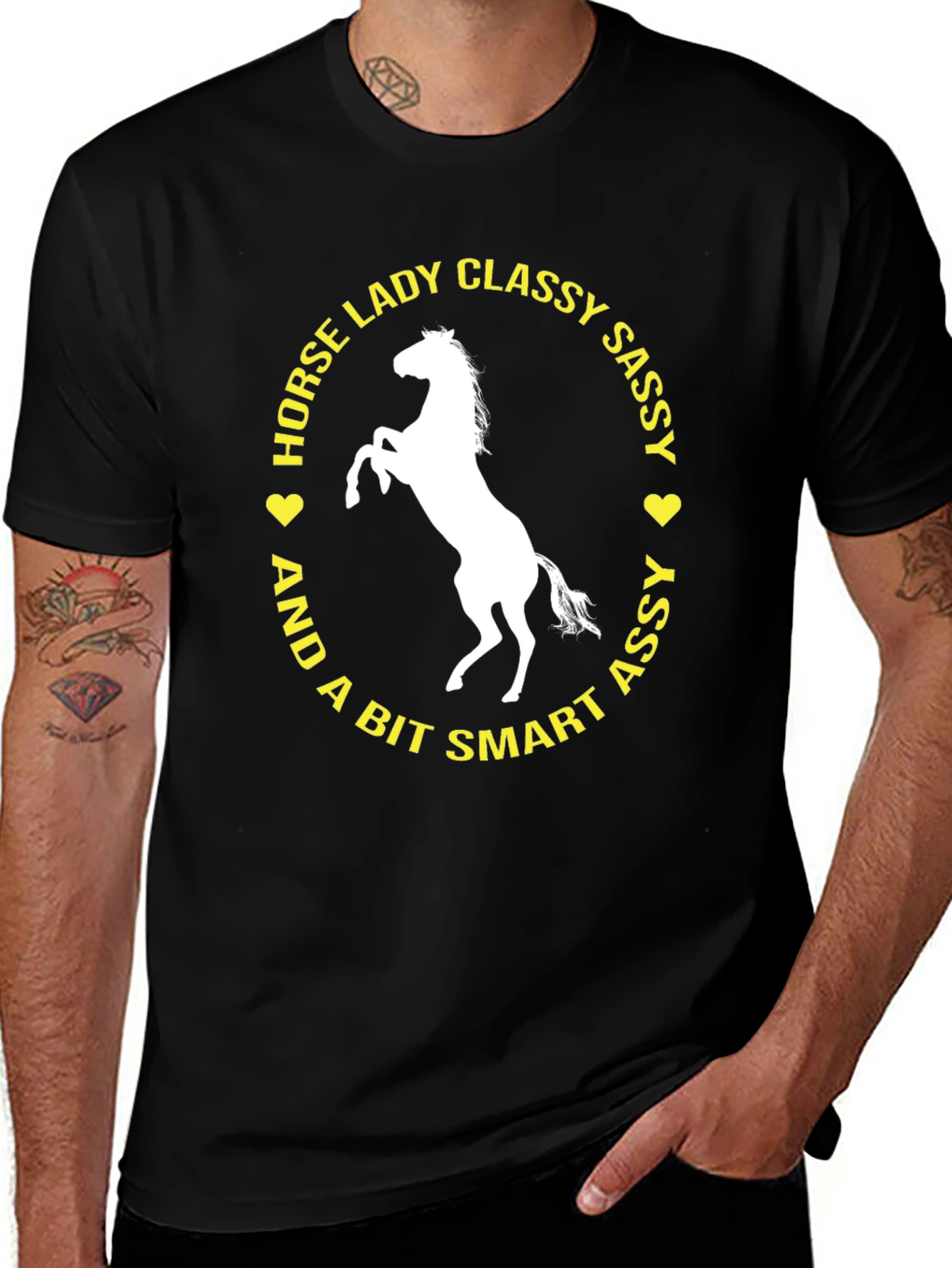 Variant 29 of Horse Lady Classy Sassy Graphic T-Shirt