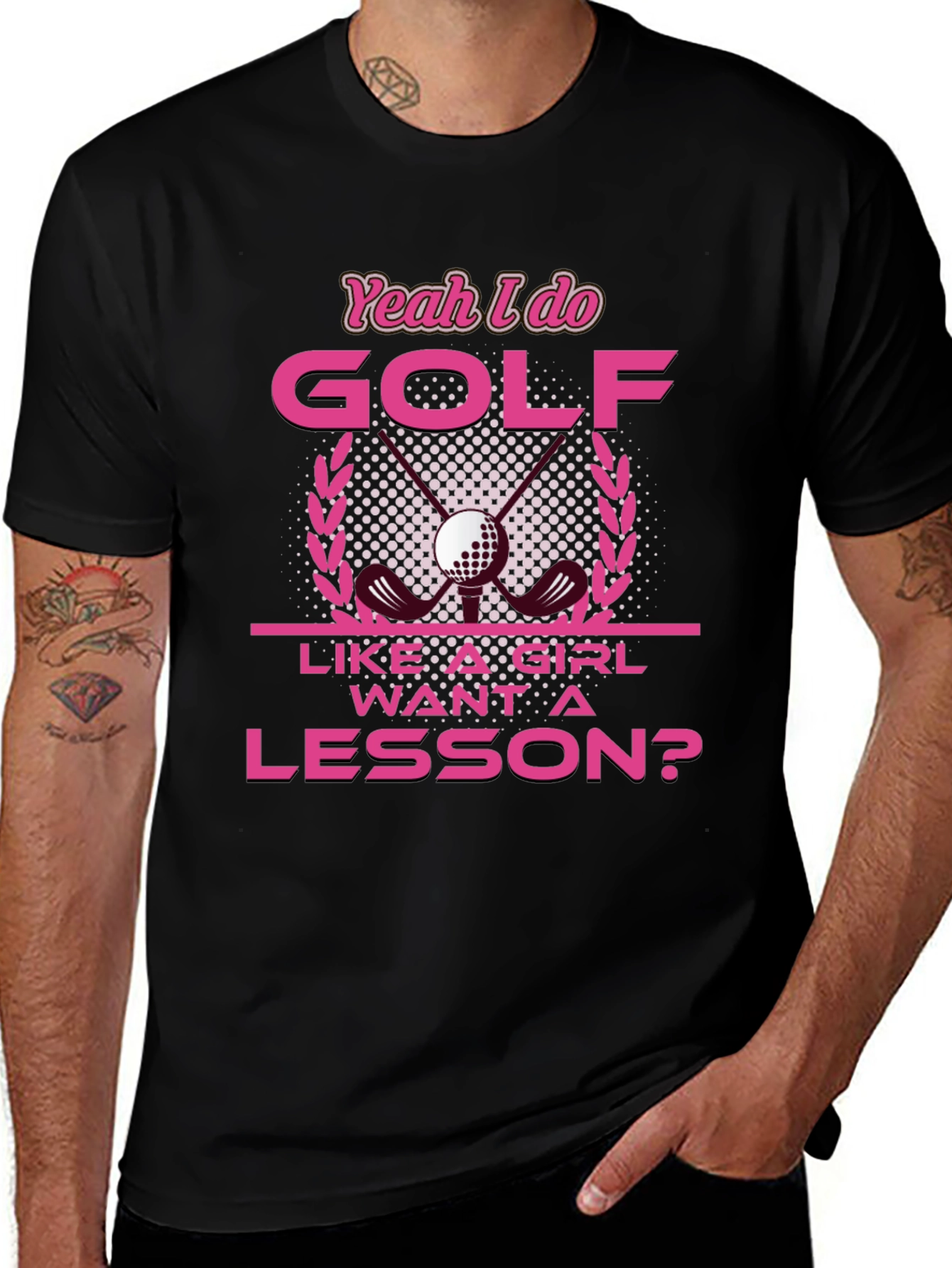 Variant 2 of Yeah I Do Golf Like A Girl T-Shirt