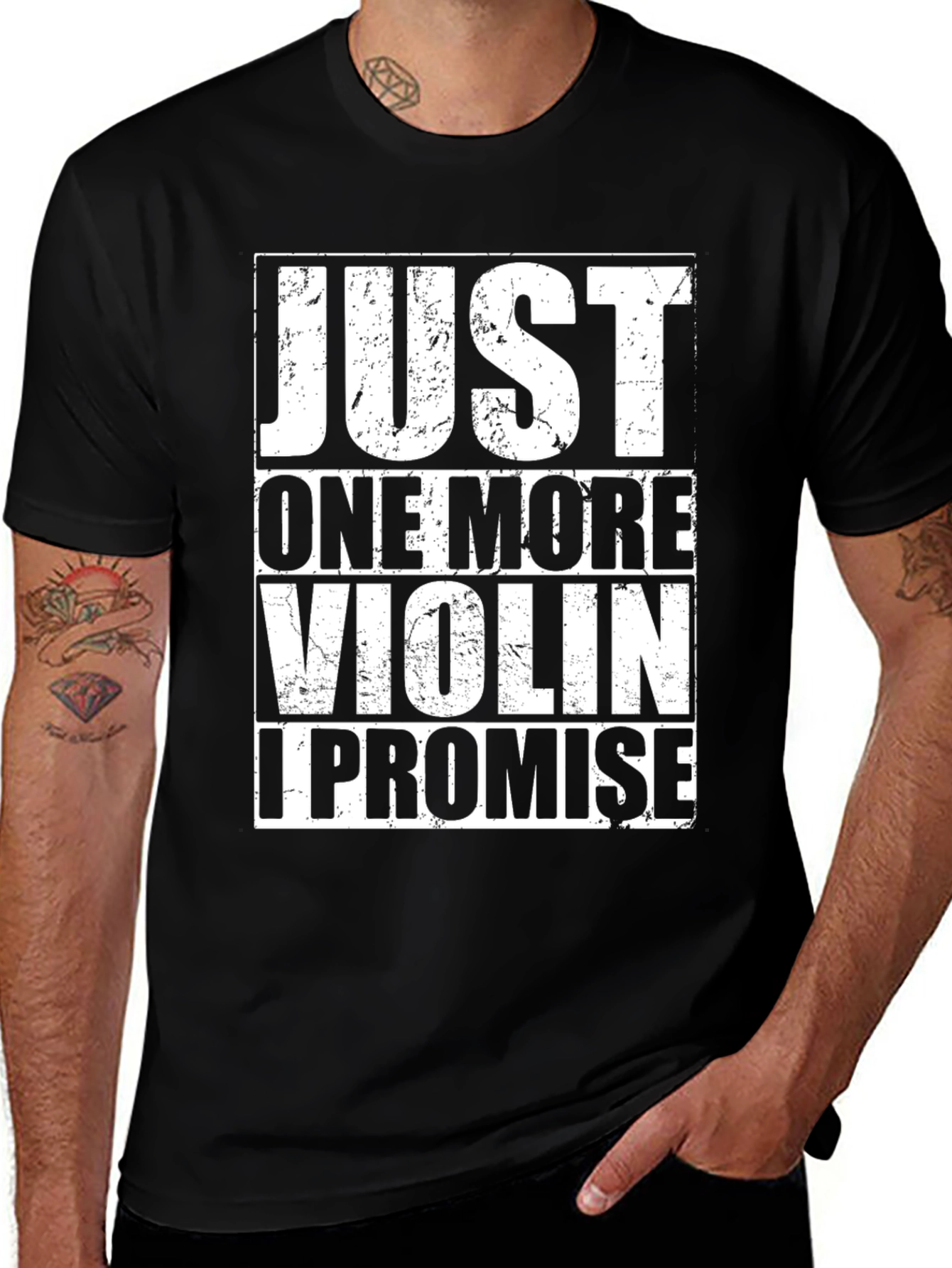 Variant 22 of Just One More Violin T-Shirt