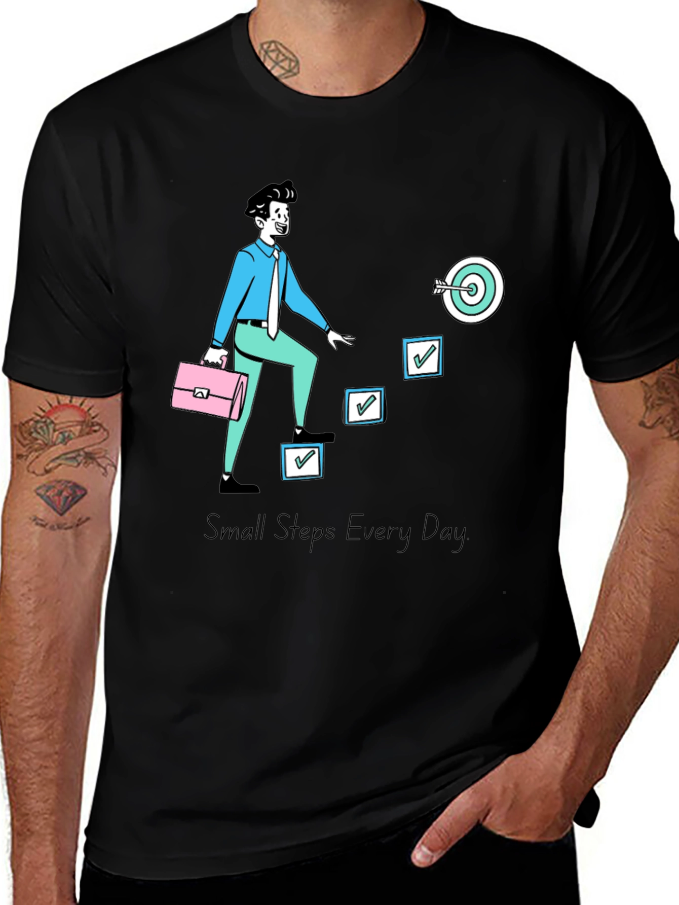 Variant 30 of Small Steps Every Day Graphic T-Shirt