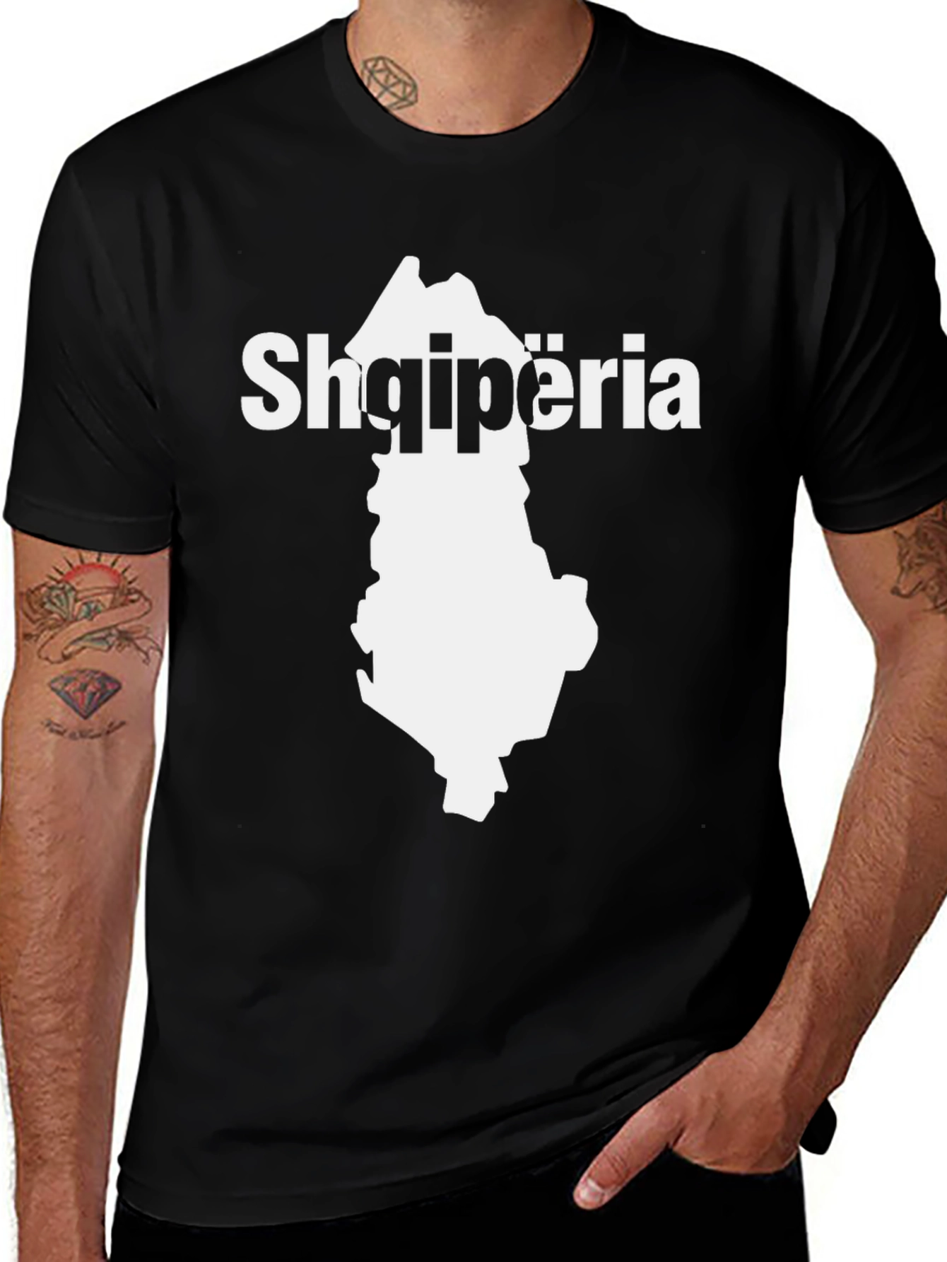 Albania Map T-Shirt - Shqipëria Pride