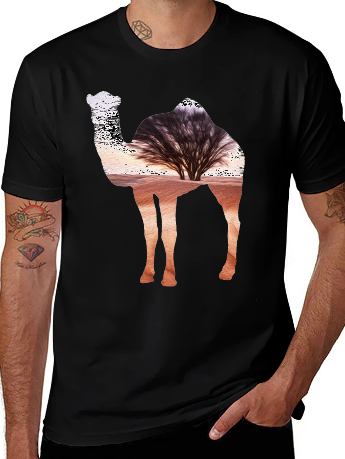 Variant 11 of Desert Camel Silhouette T-Shirt