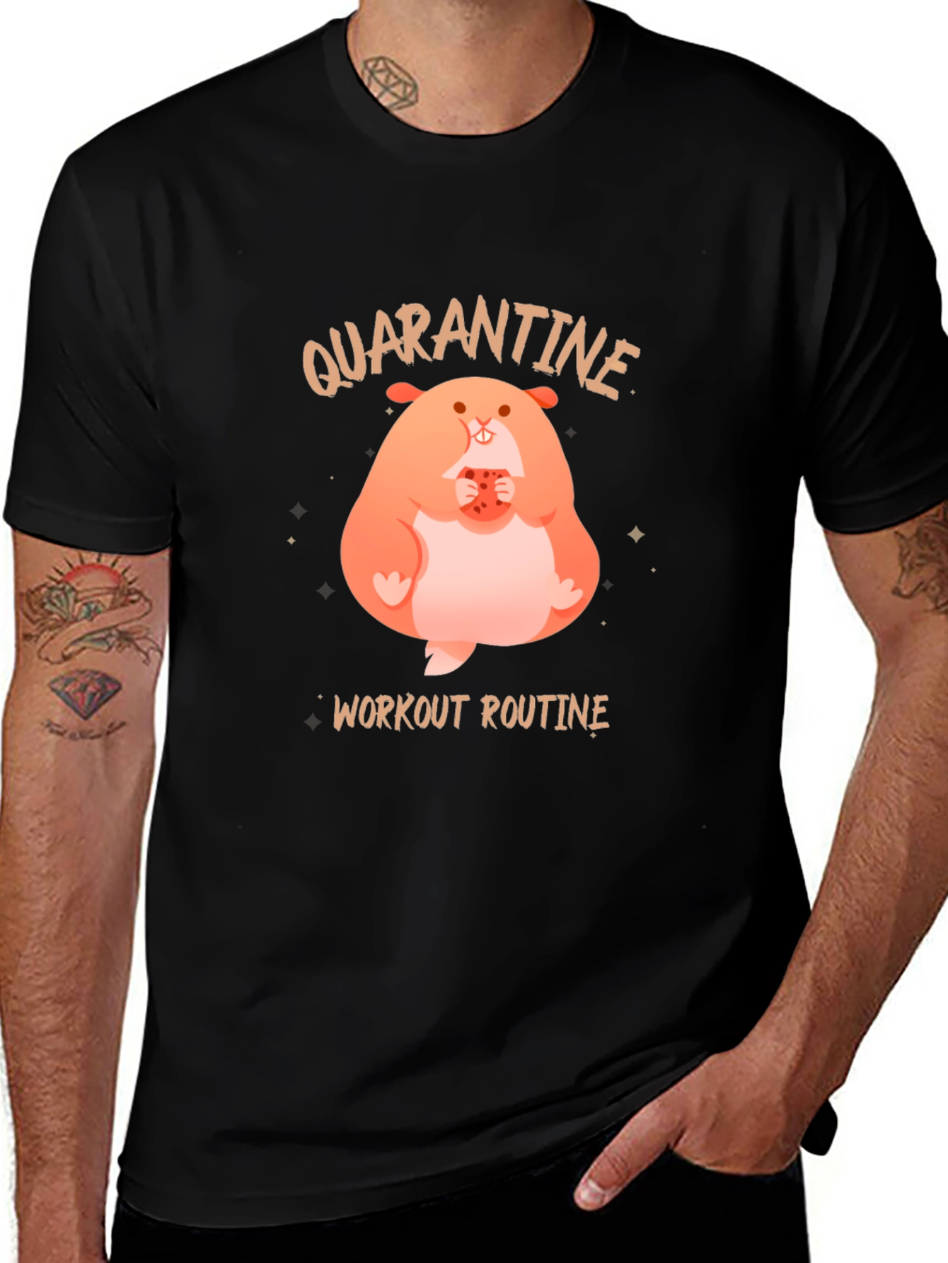Variant 14 of Quarantine Workout Routine T-Shirt